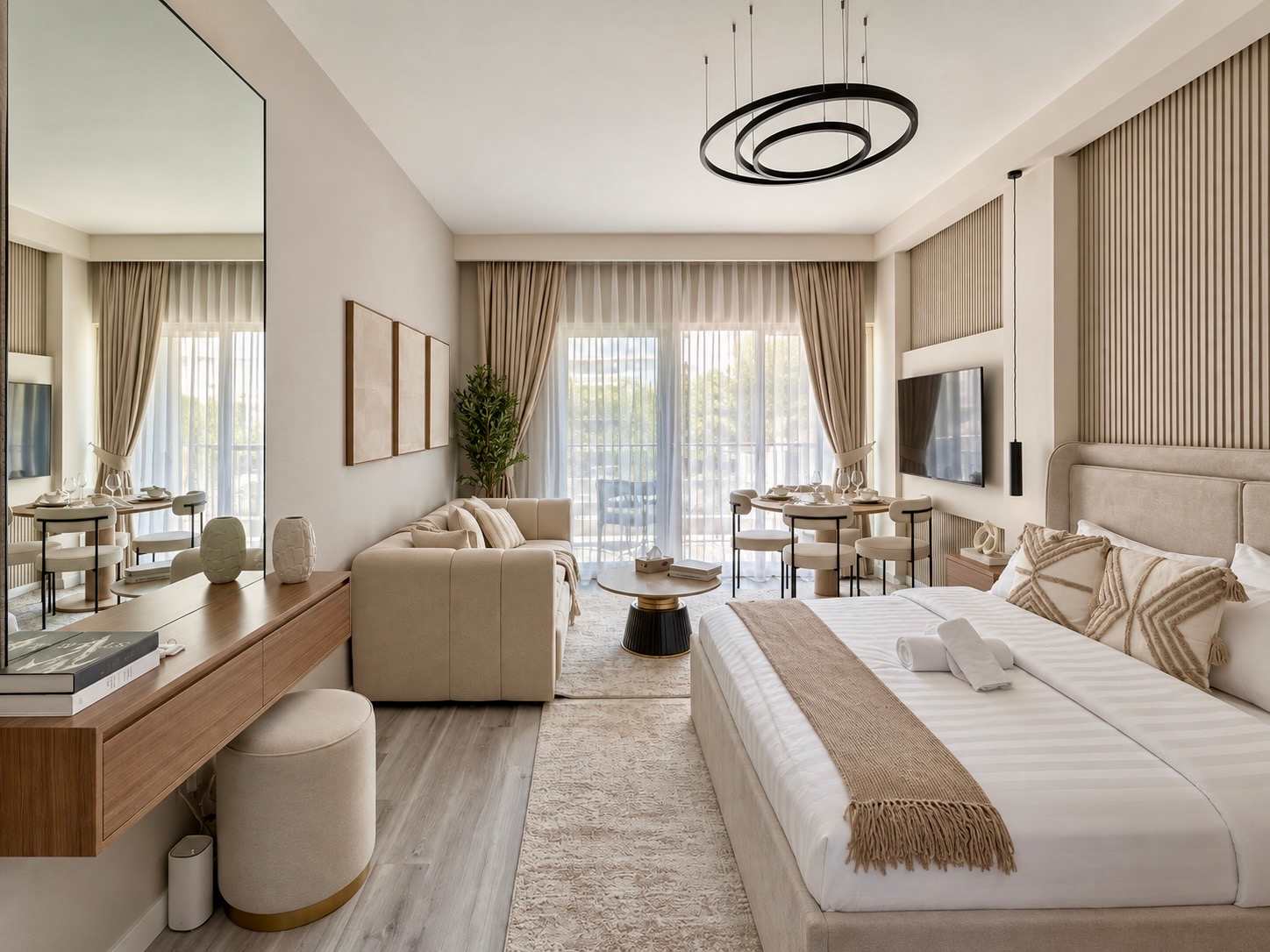  Stylish Upgraded Studio with Balcony in The Greens l Pool and Gym Access - Image 3