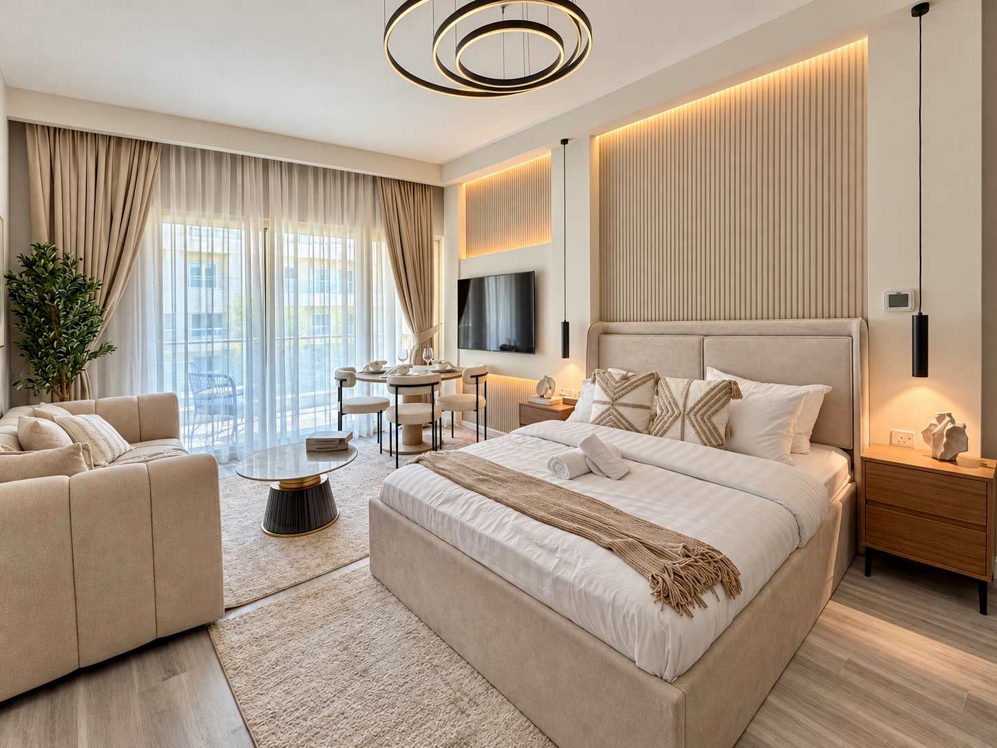 Stylish Upgraded Studio with Balcony in The Greens l Pool and Gym Access - Image 1