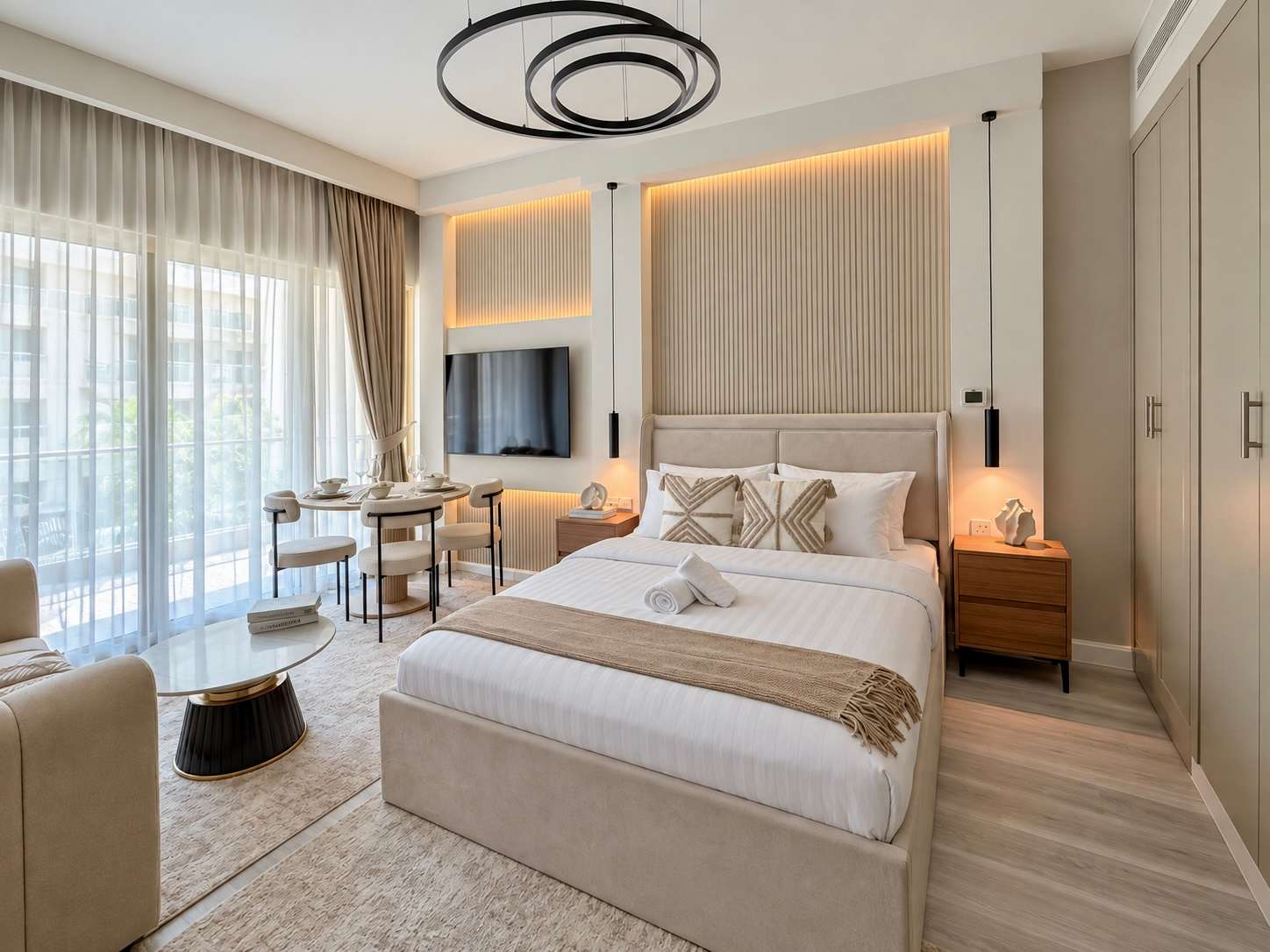  Stylish Upgraded Studio with Balcony in The Greens l Pool and Gym Access - Image 2