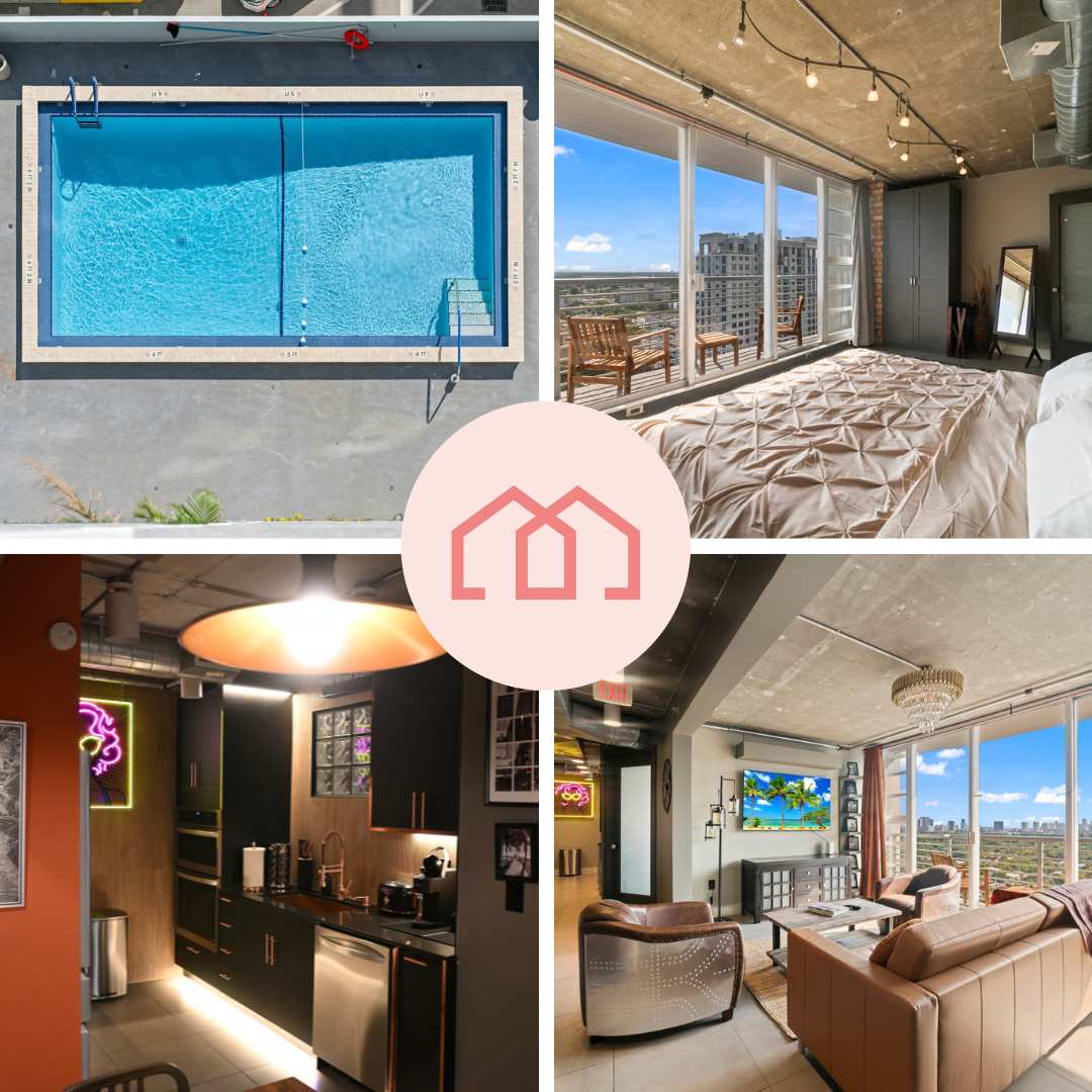 Hollywood Beach Speakeasy Condo with Pool