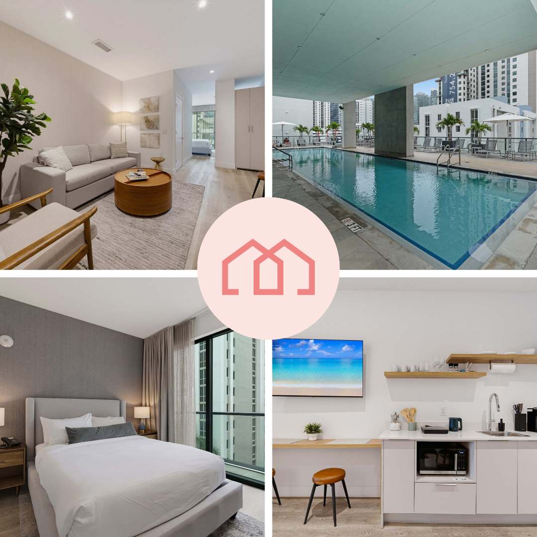 Brickell Skyline- Pool, Gym, and Central Location