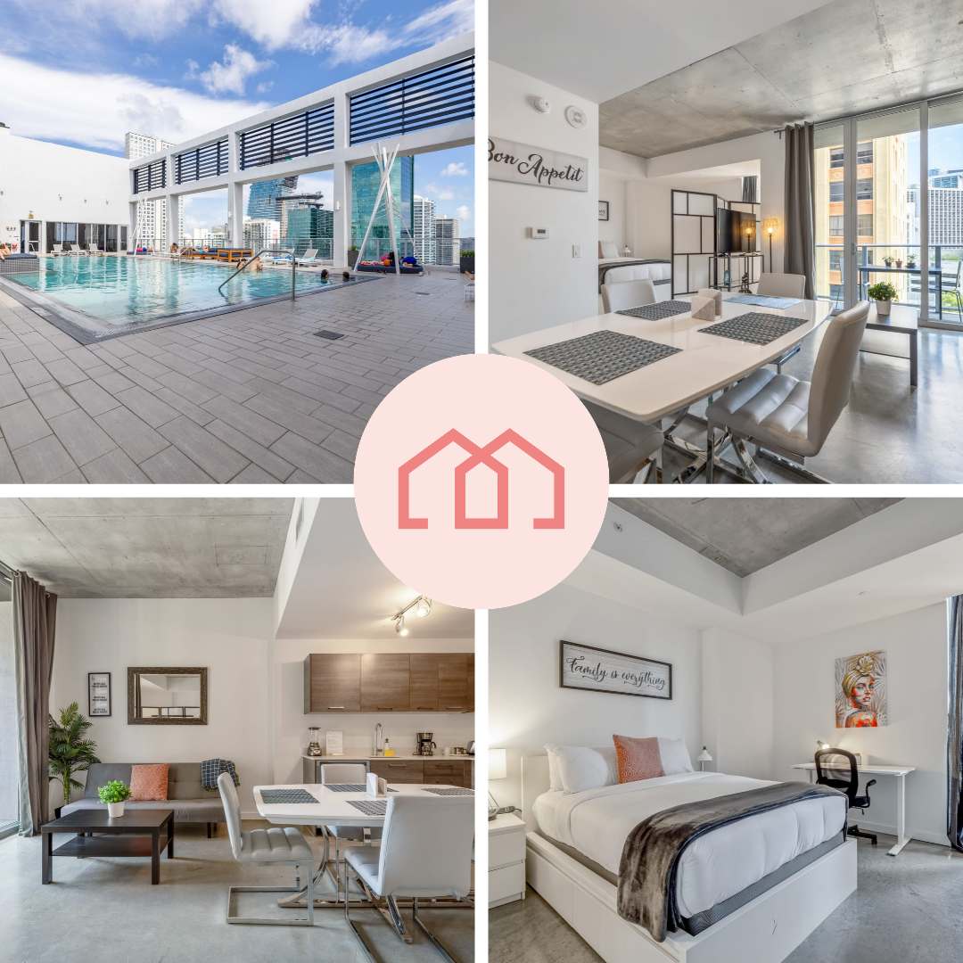 Charming Downtown Pad, Rooftop Pool in Miami