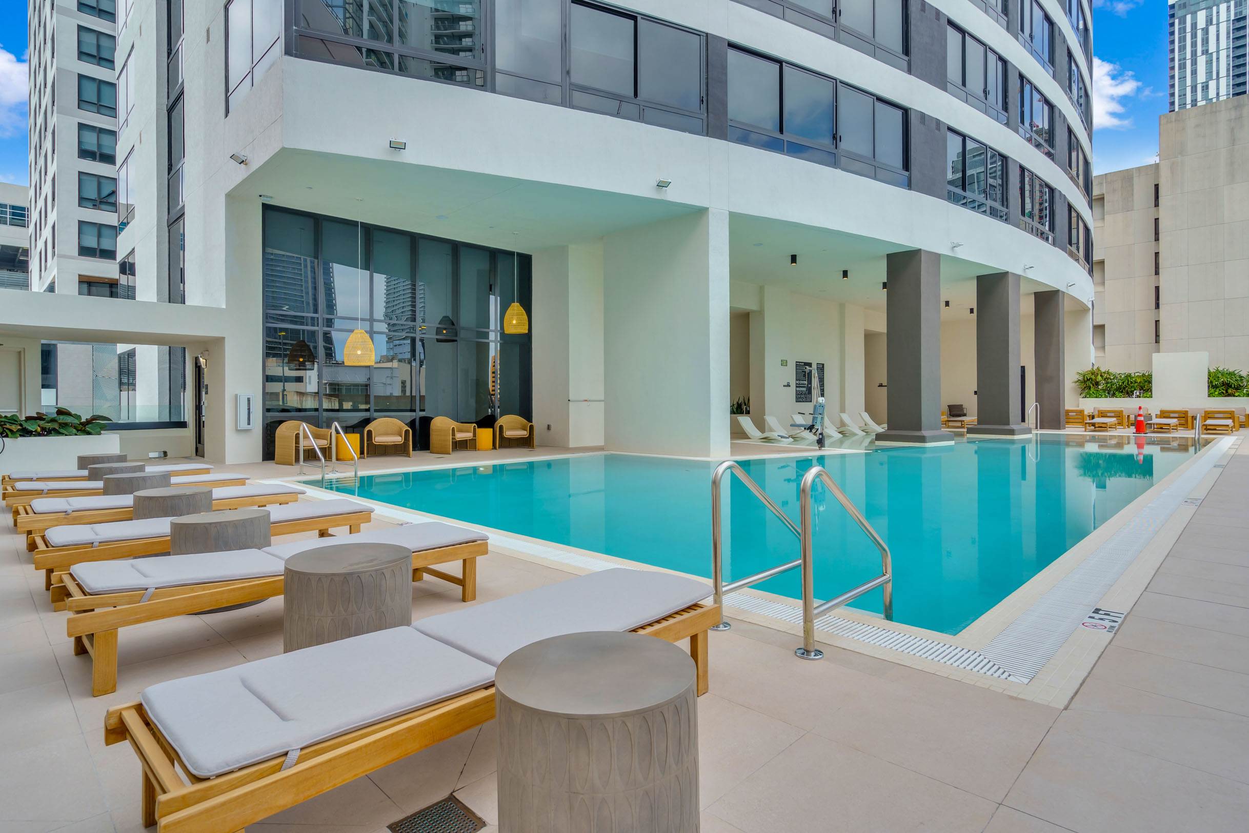 Unwind poolside and make the most of your stay