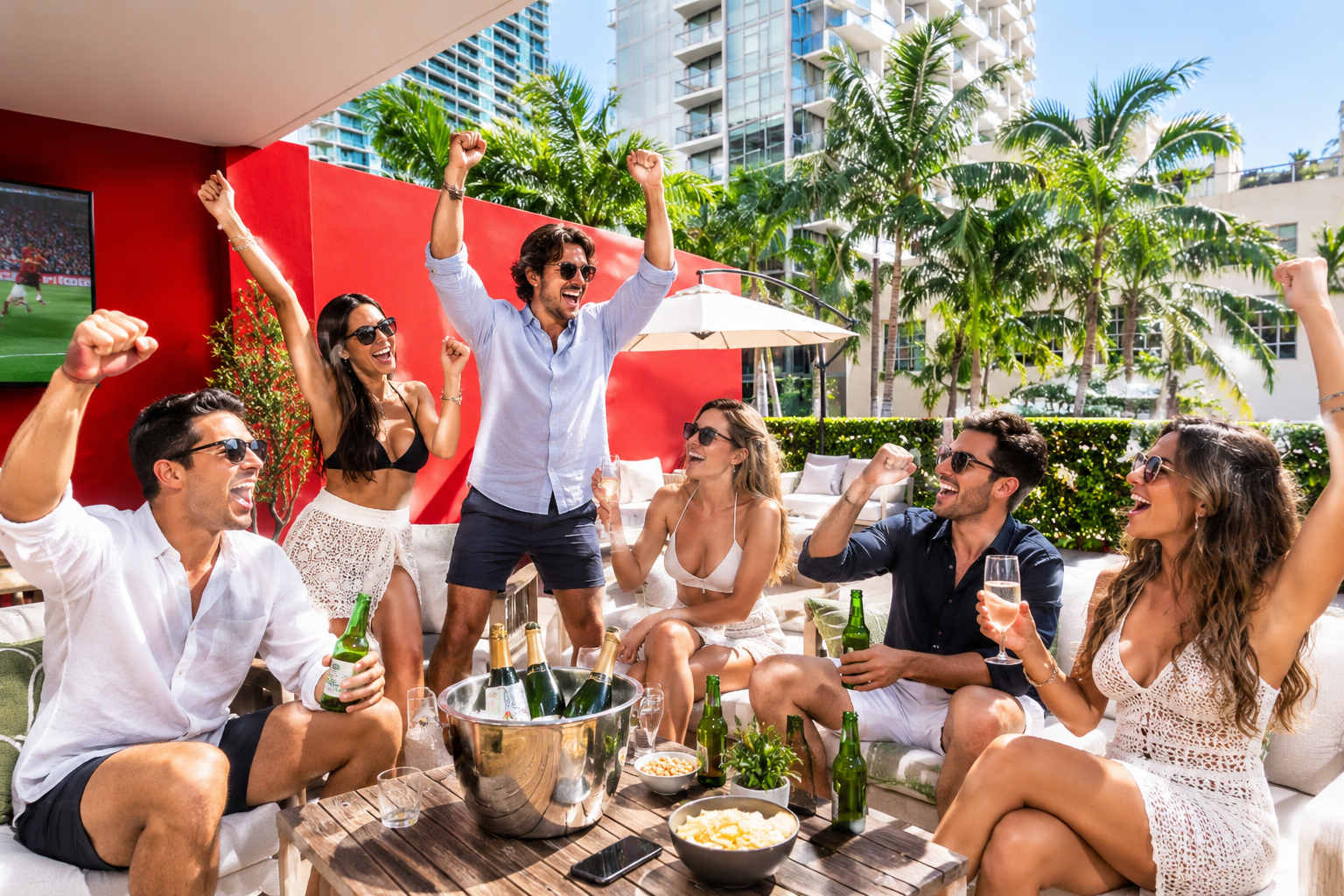 Unique Terrace in Midtown Pool
