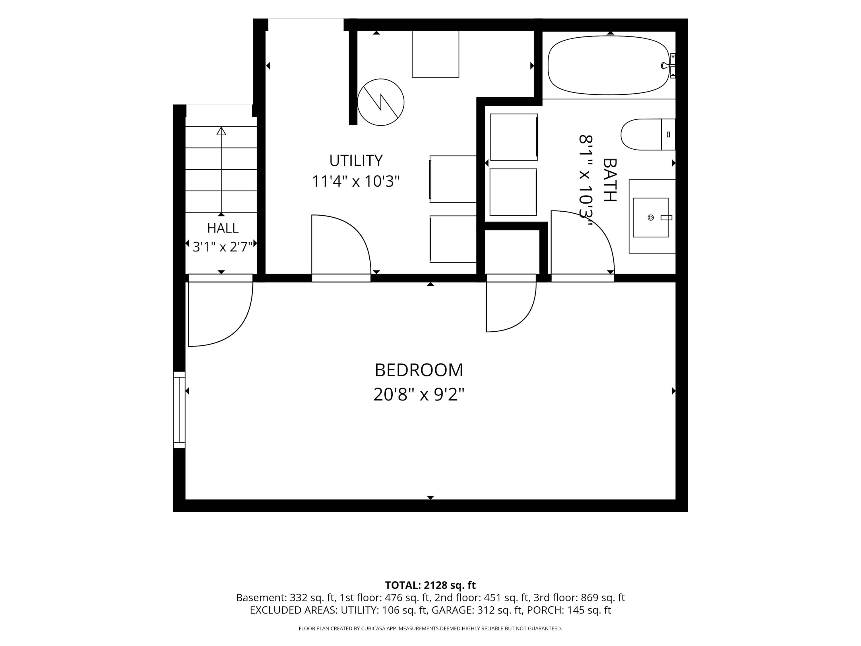 Sun Sand & Tea Times' basement layout.