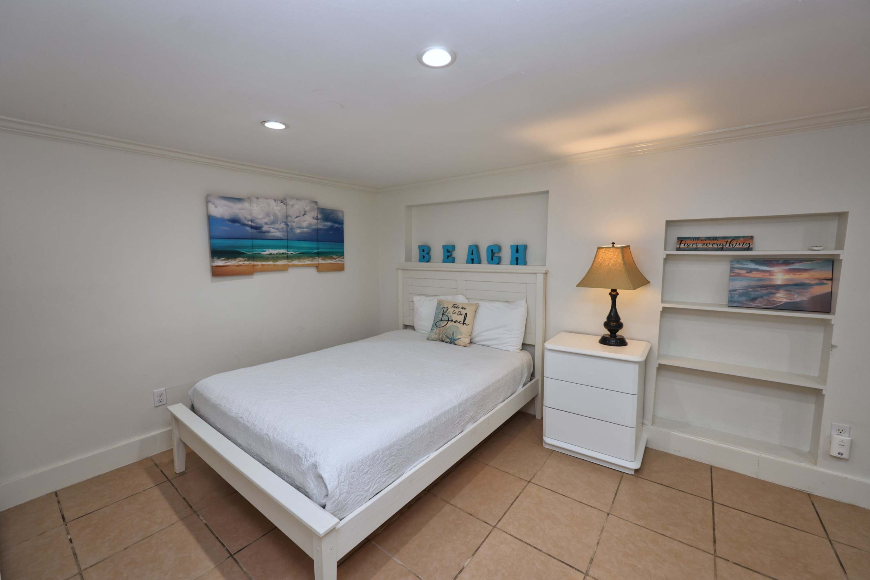 Relax and recharge in the studio with a comfortable queen bed and Smart TV​