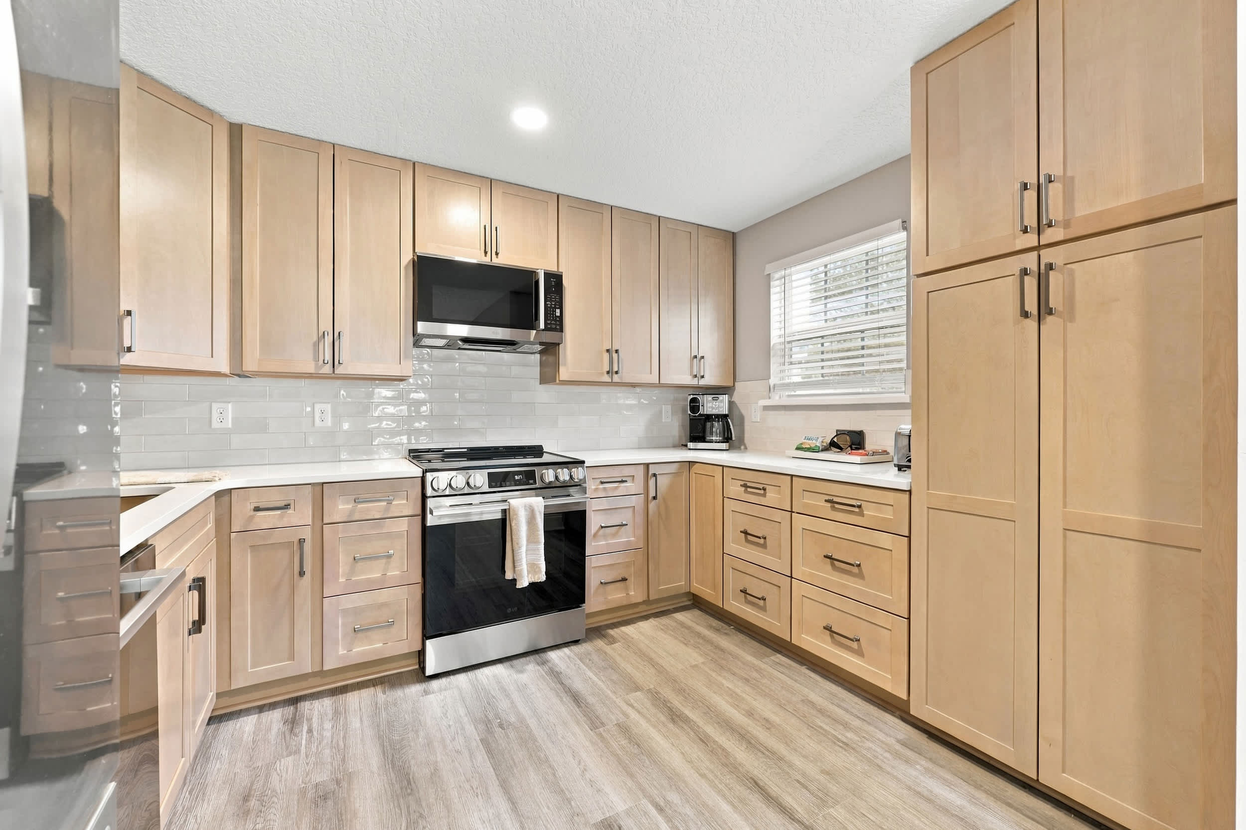 Cook up memories in the large kitchen equipped with everyday essentials​