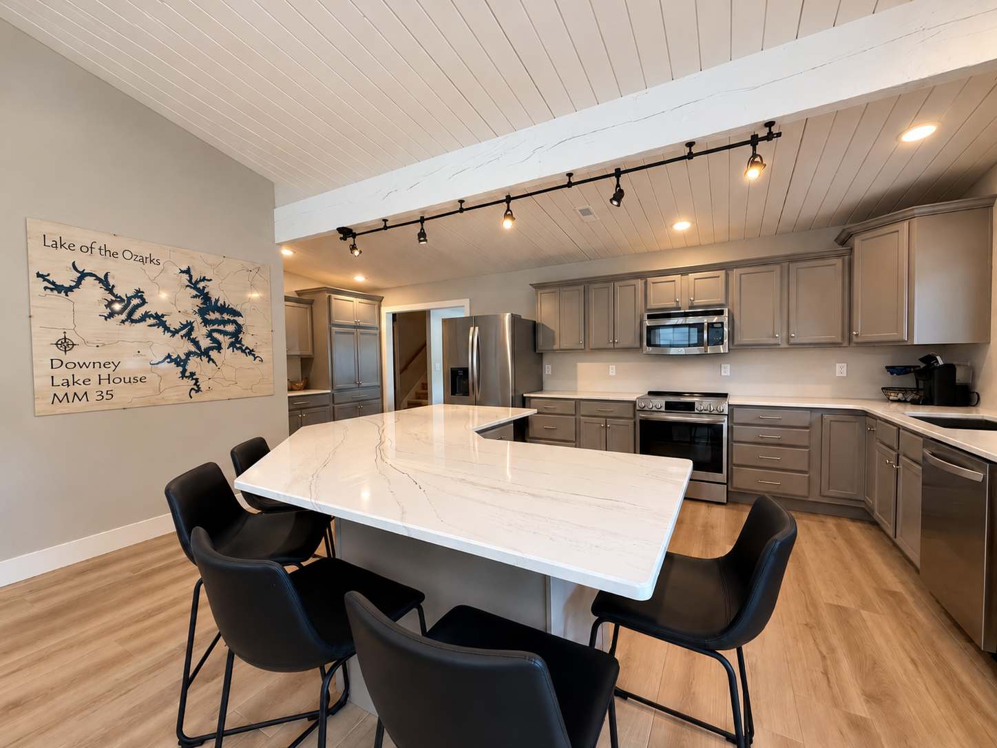 Cook up memories in the large kitchen, featuring bar seating for 6 and everyday essentials​