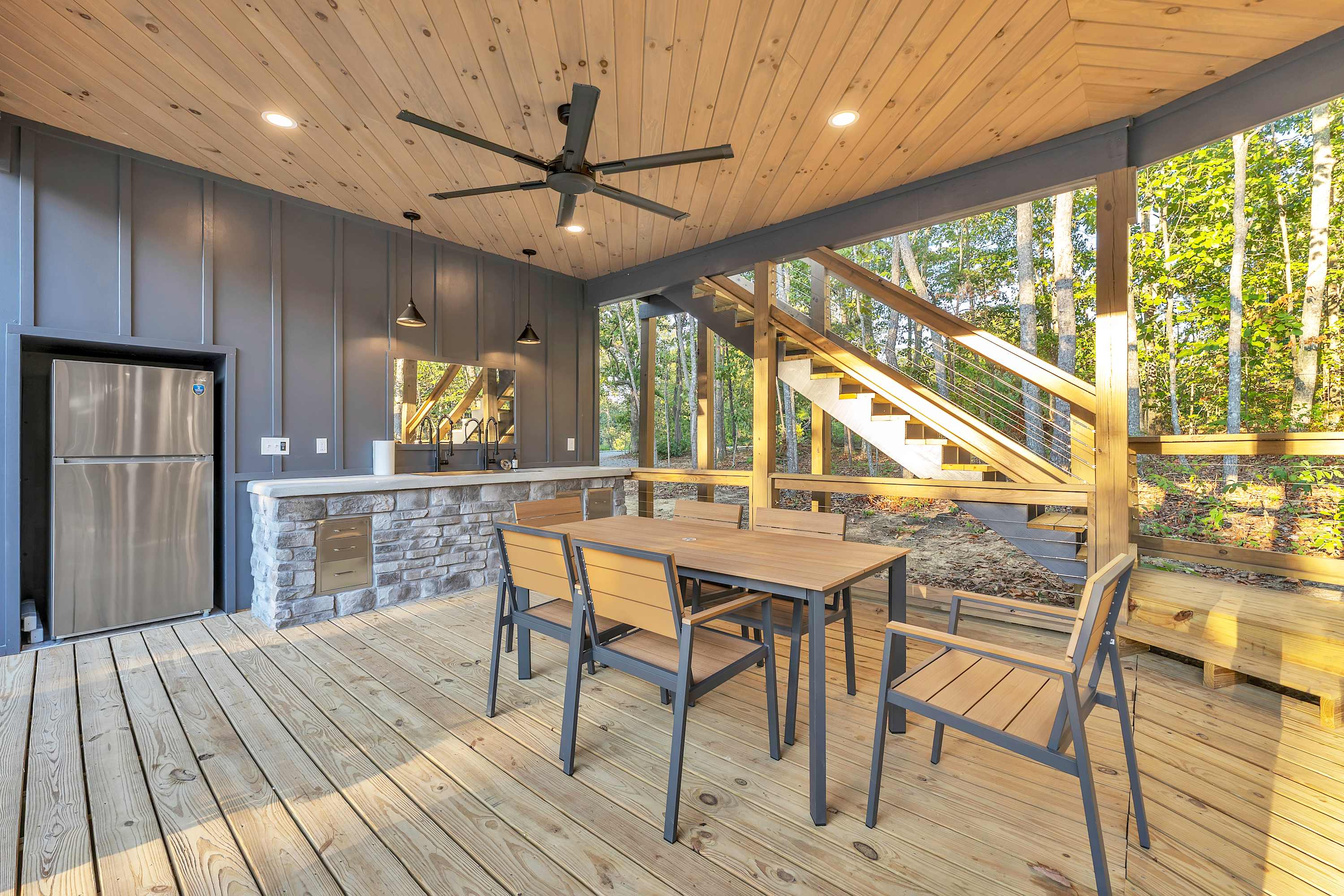 Community Outdoor Dining + Kitchen