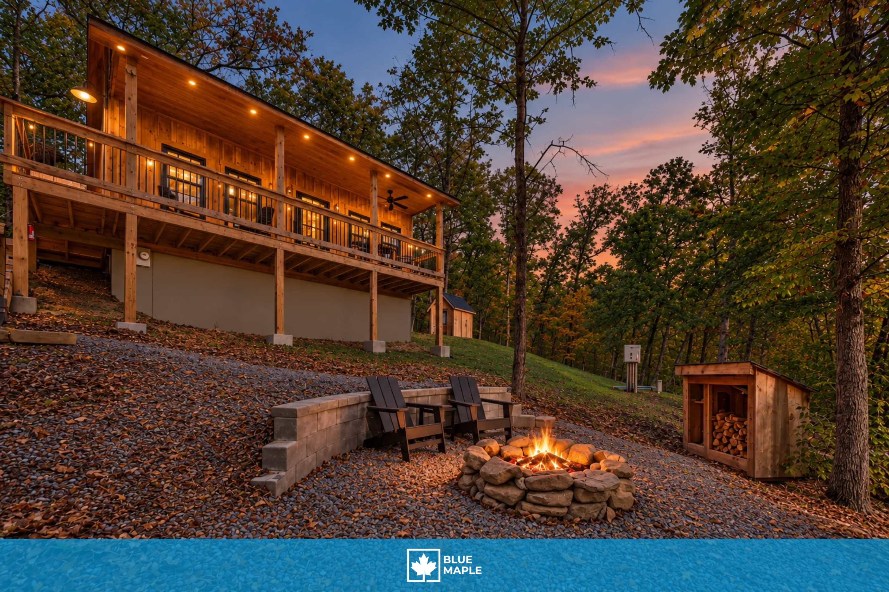 Luray Cabin w/Fireplace & Walk to River Adventures