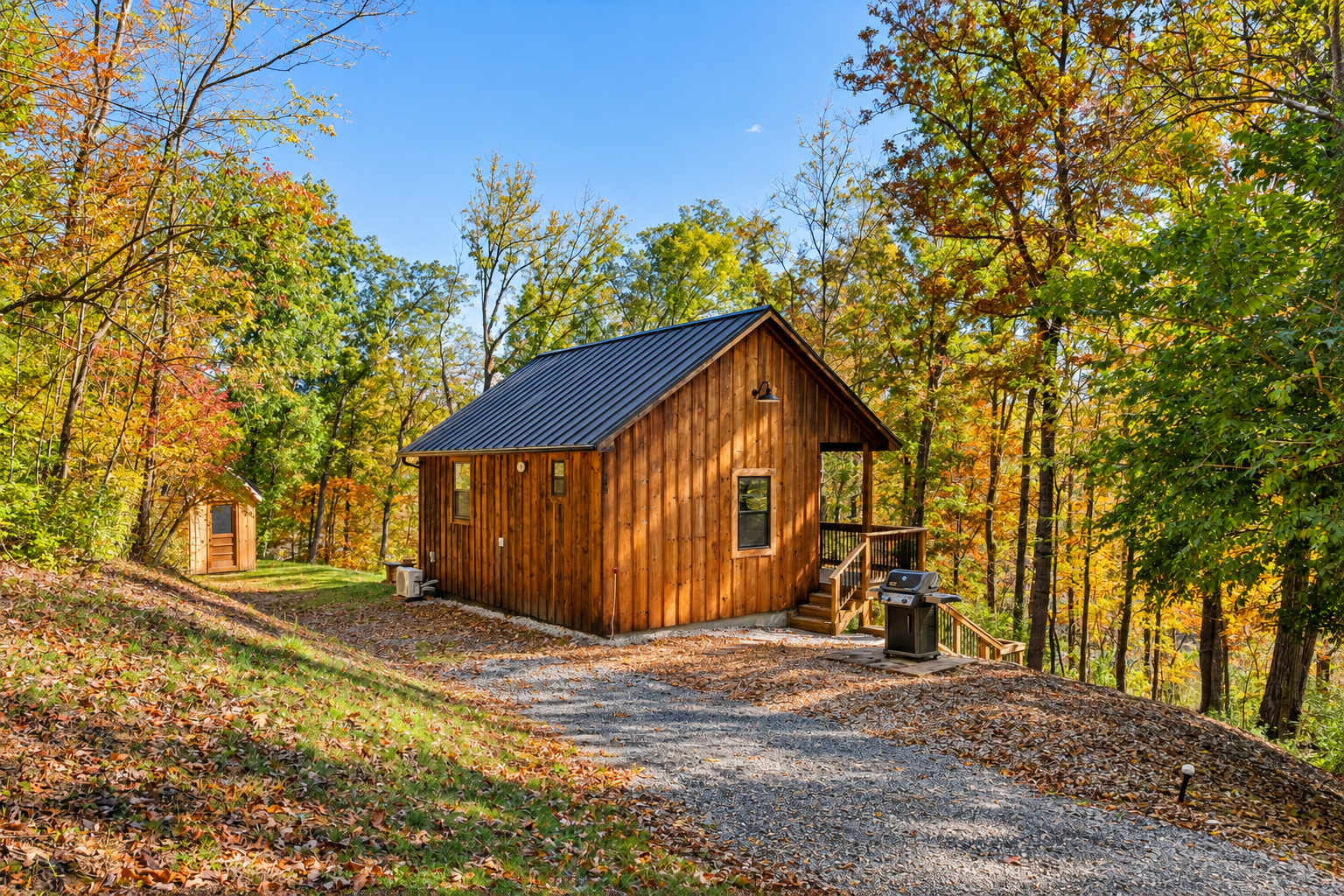 Luray Cabin w/Fireplace & Walk to River Adventures