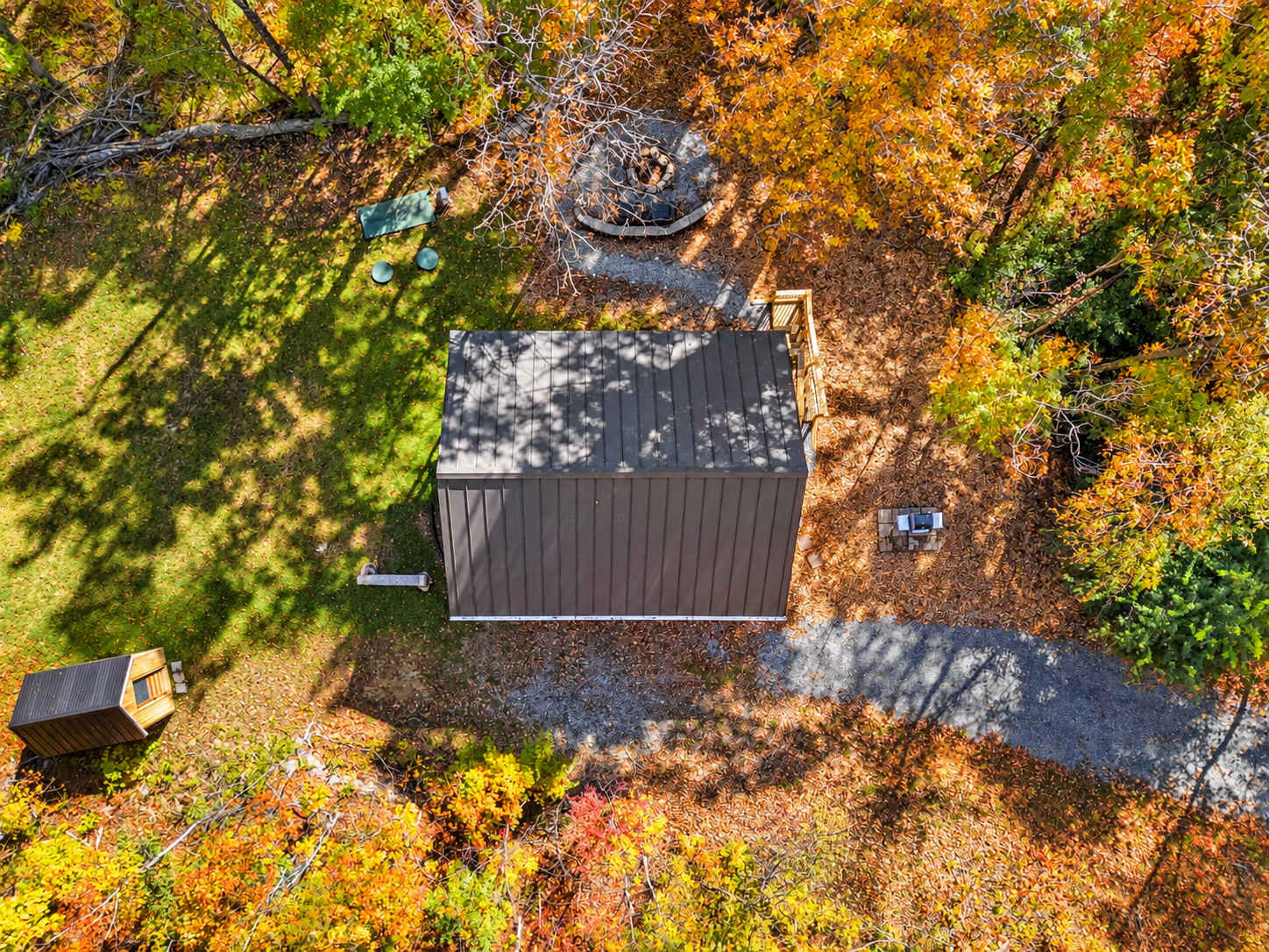 Enjoy fresh mountain air and peaceful surroundings without leaving the property.