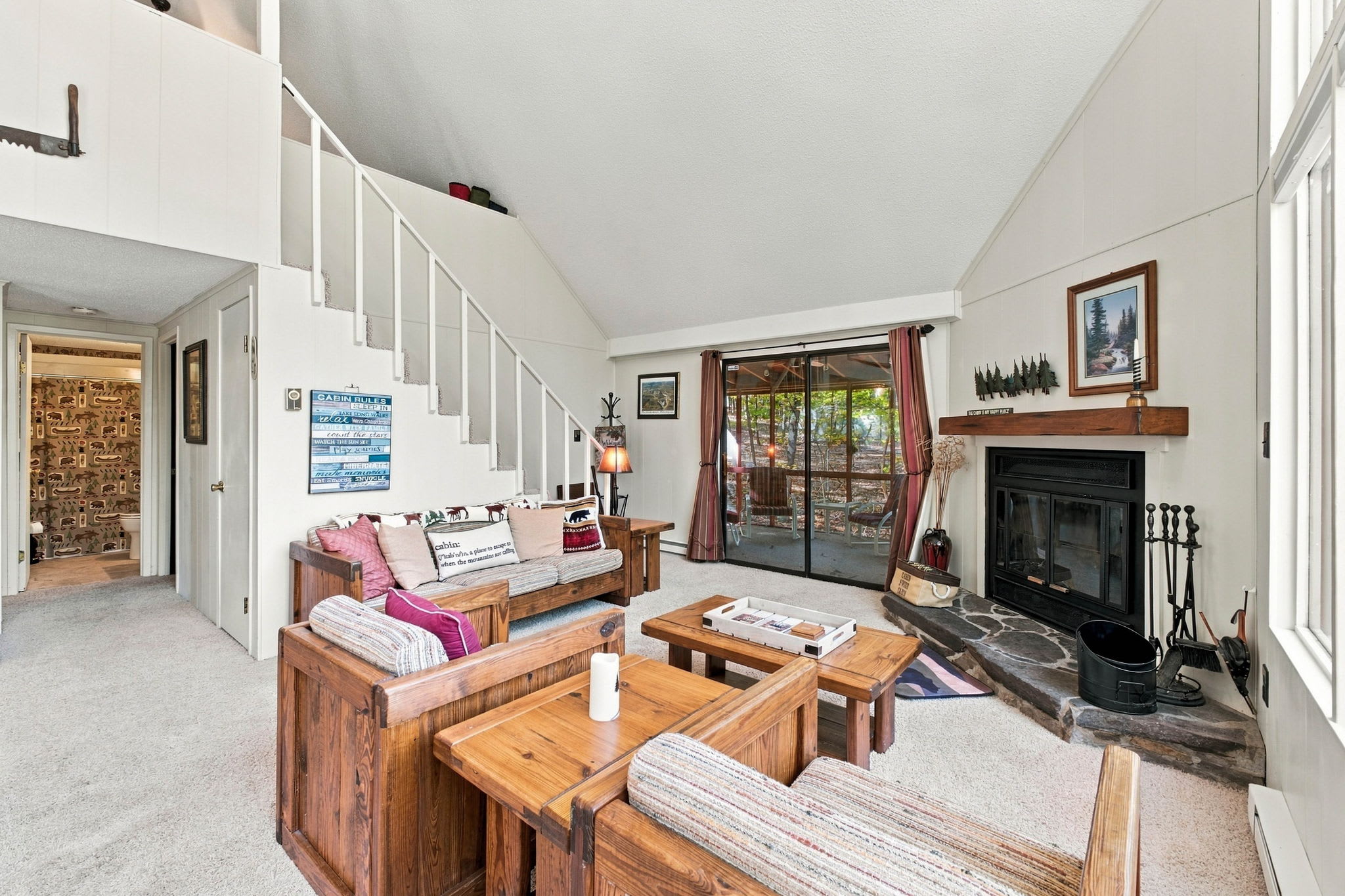 The Woods Resort: + Cozy Fireplace