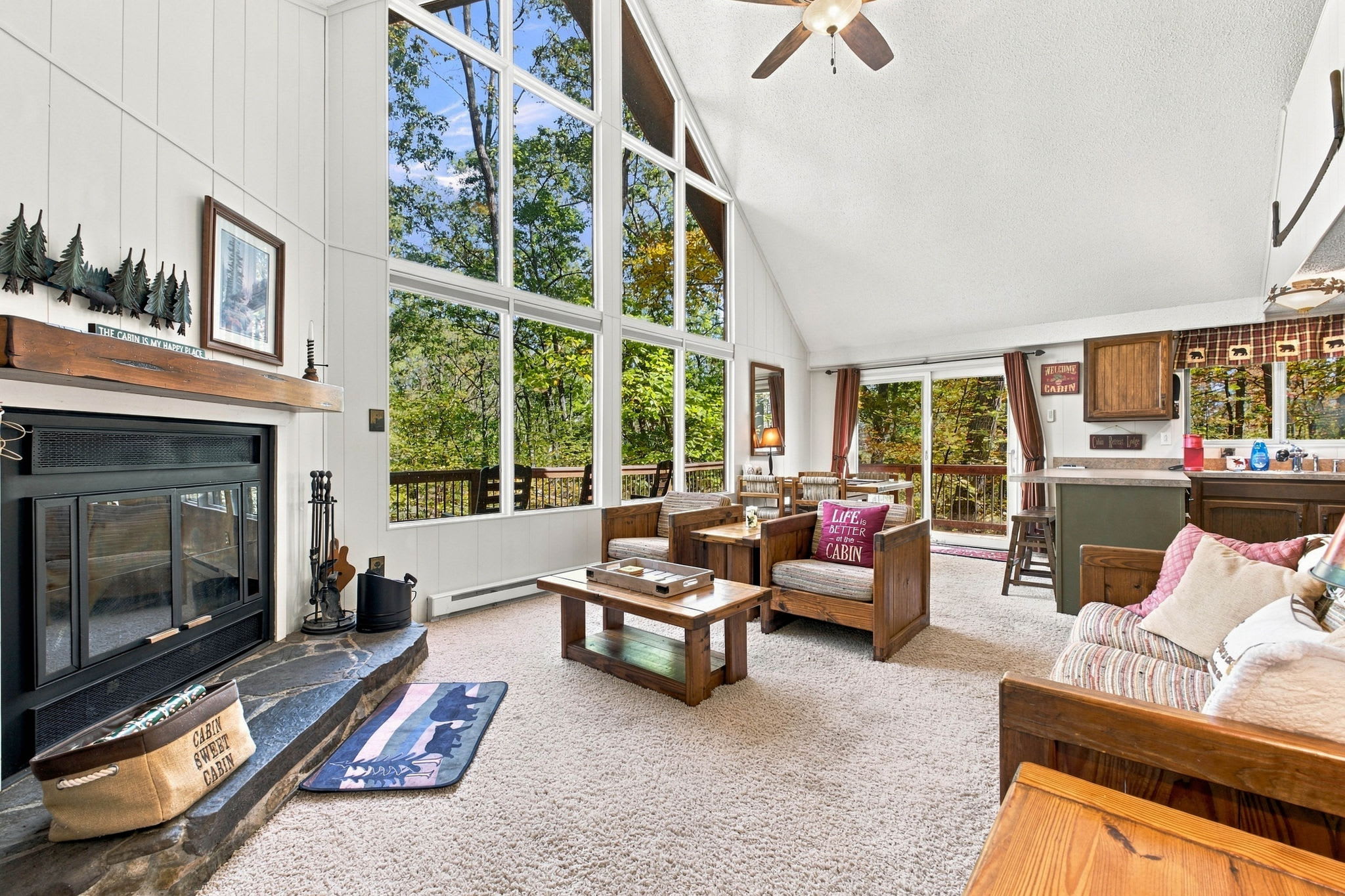 The Woods Resort: + Cozy Fireplace