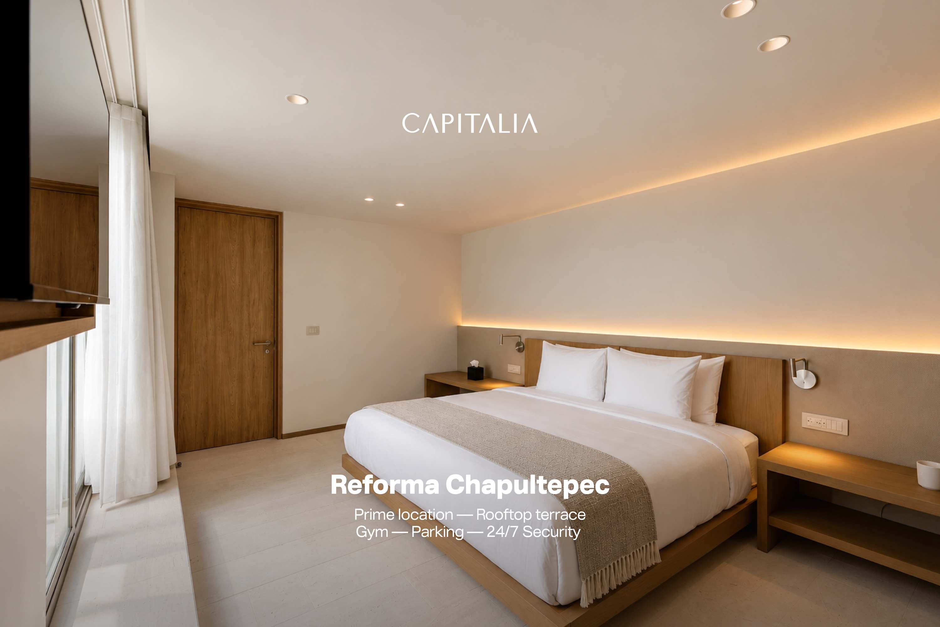 Capitalia | Luxury King Studio by Chapultepec — Ciudad de México, Mexico City — vacation rental