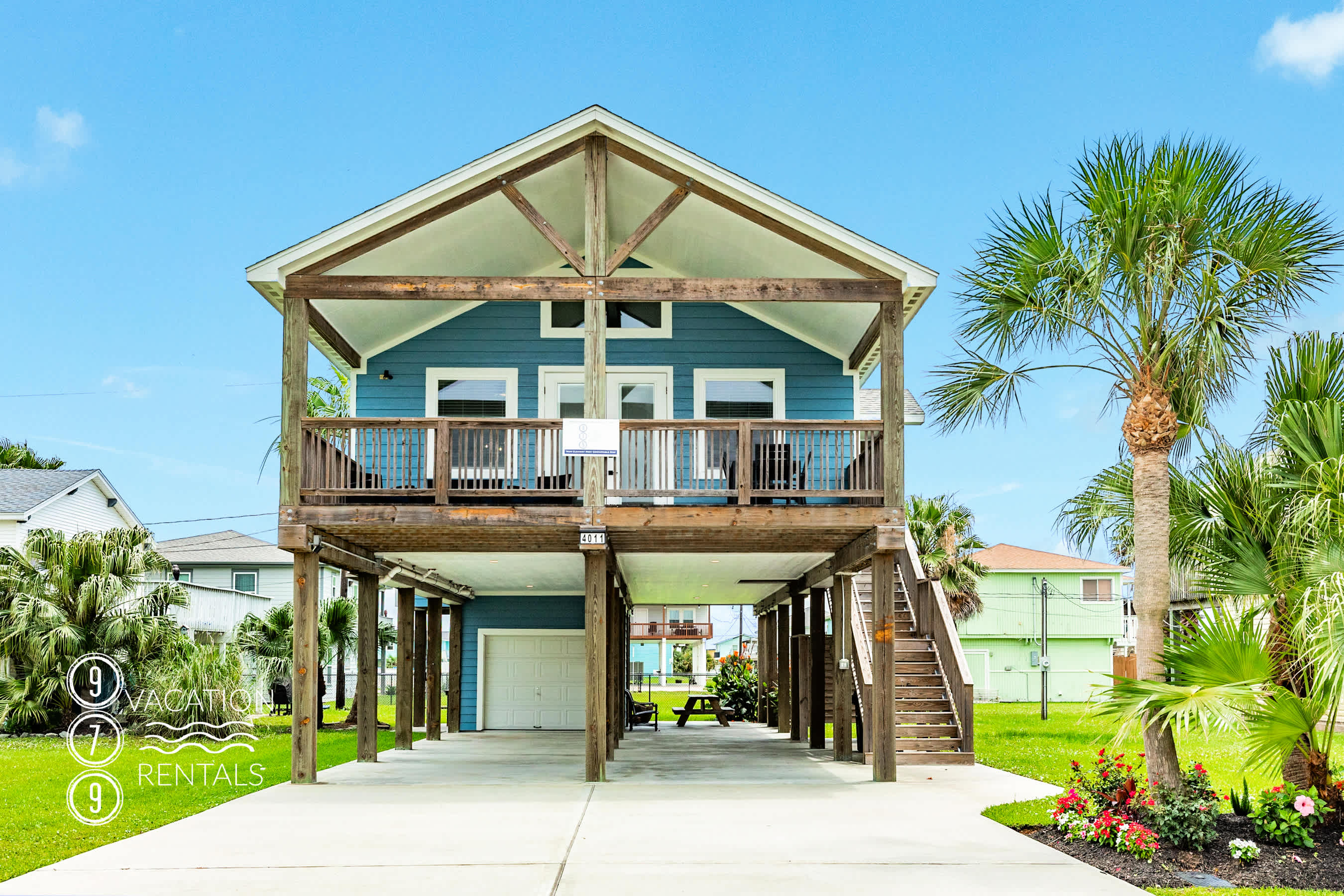 Featured Property Island Time Beach Home with Breezy Covered Porch