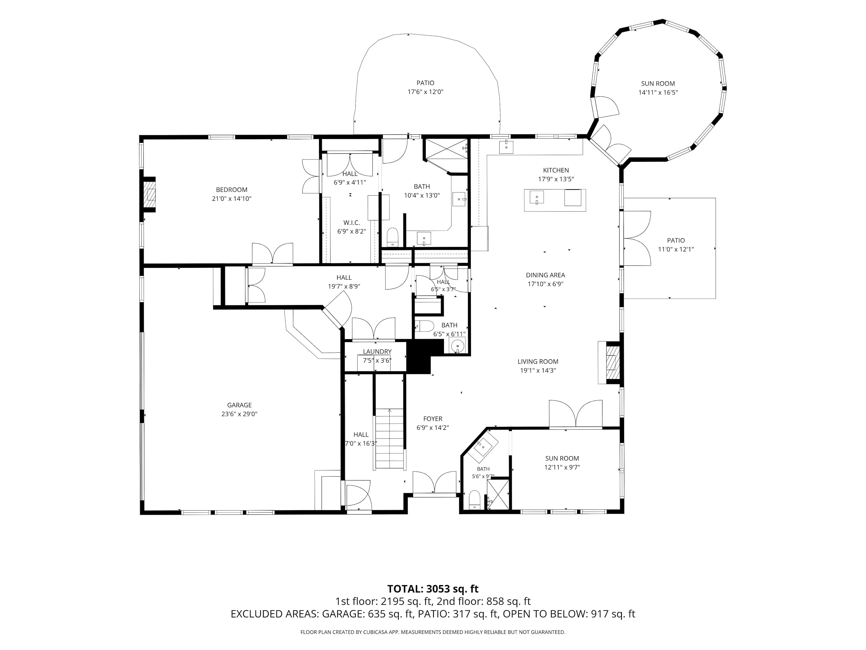 The Barn's 1st Floor Layout.