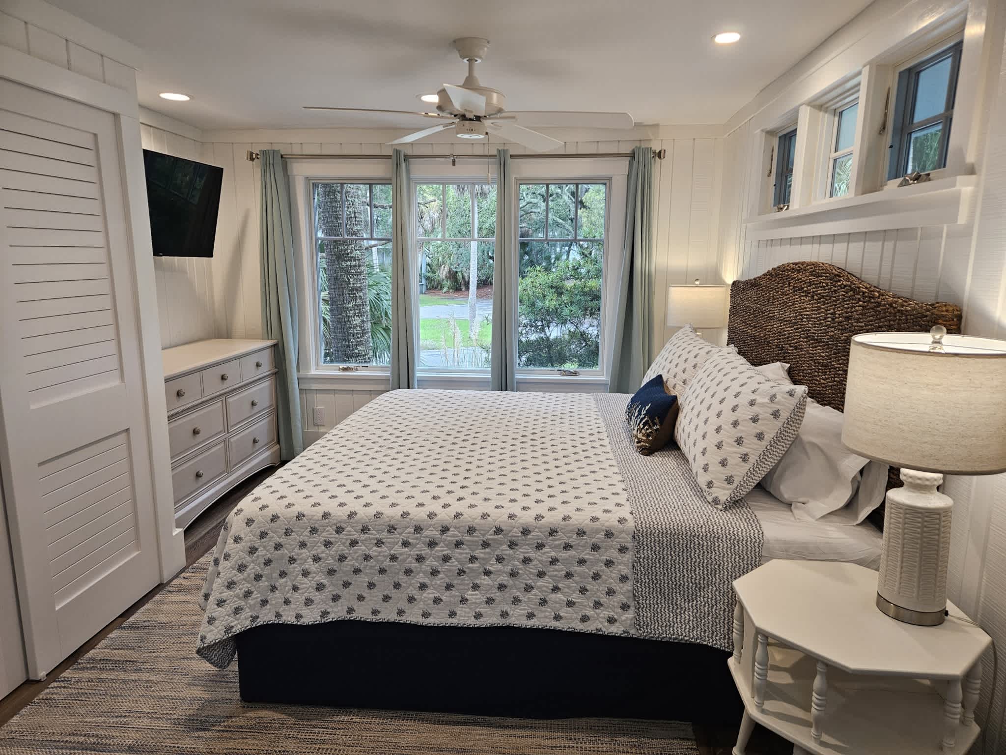 The Primary Suite with King Bed and an Ensuite 