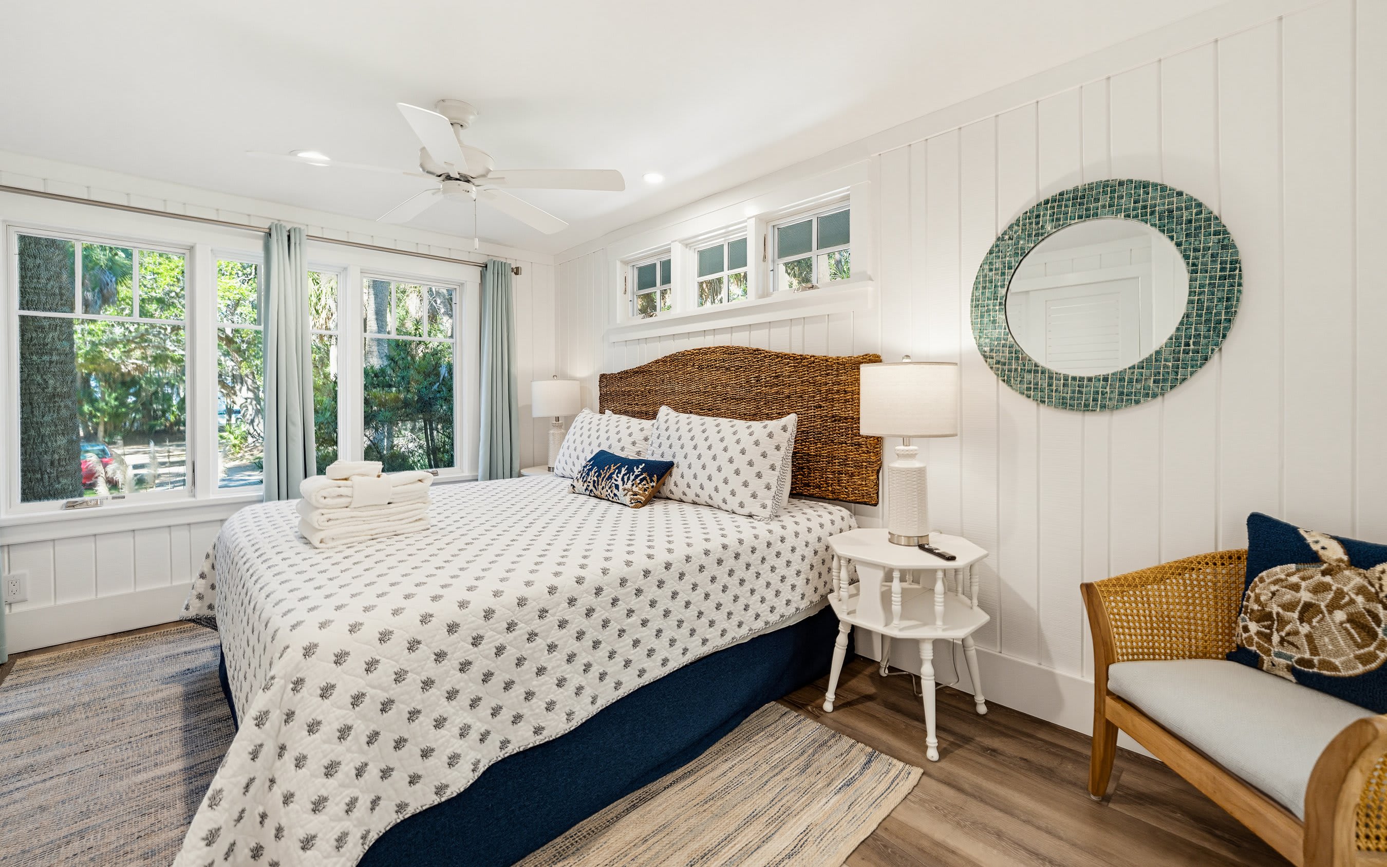 The Primary Suite with King Bed and an Ensuite 