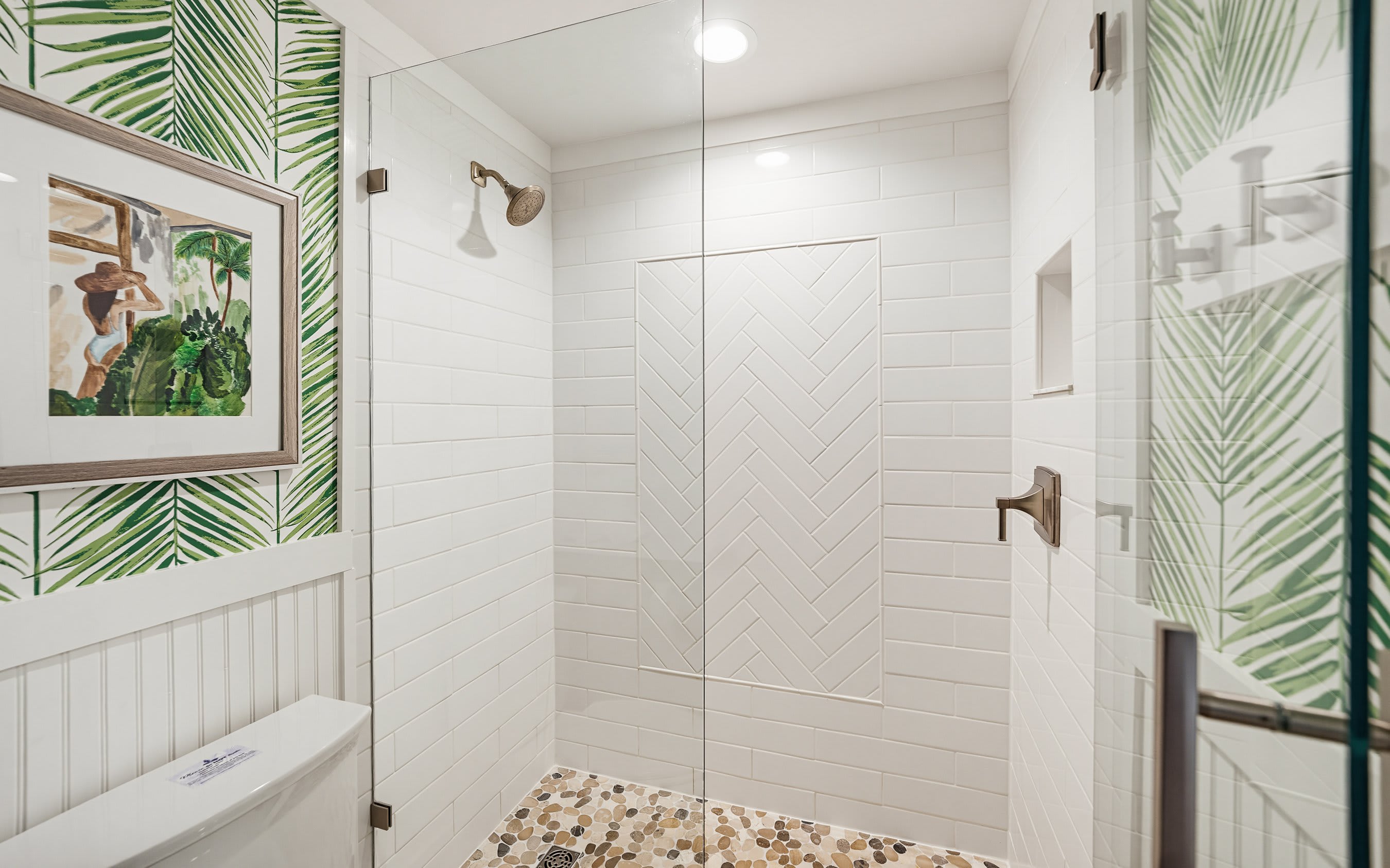Private Ensuite Bath with Walk in Shower 