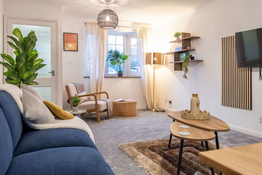 A lounge in a home we manage