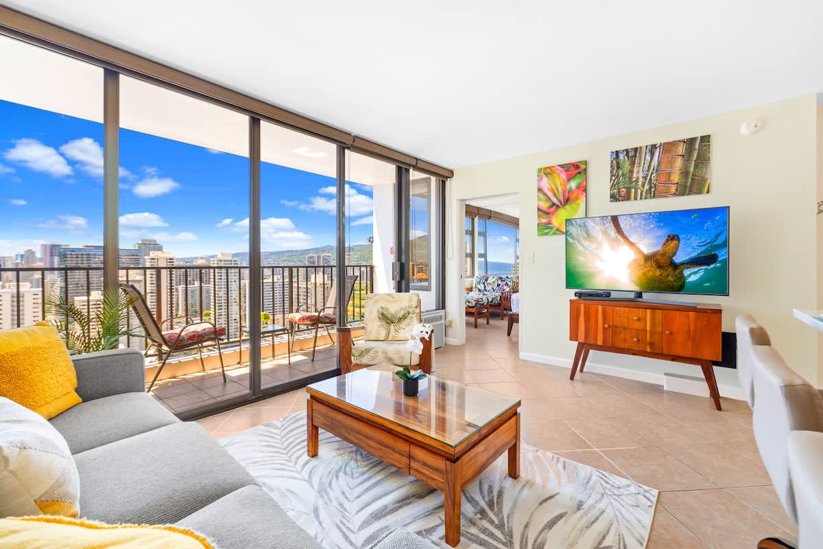 Relax and enjoy this condo with beautiful views.