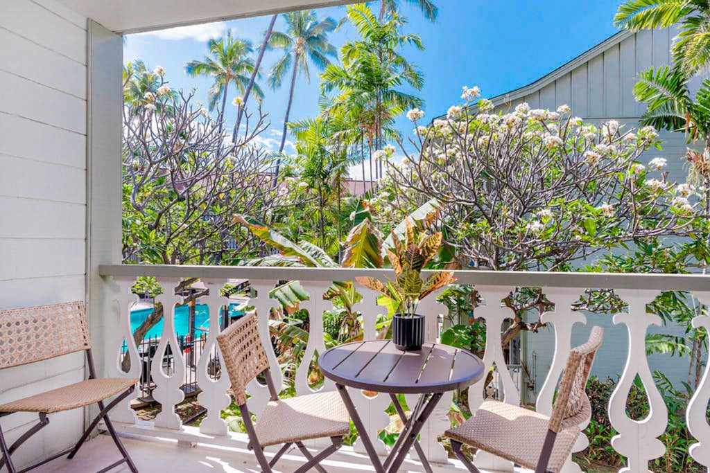 Private Balcony With Tropical Views