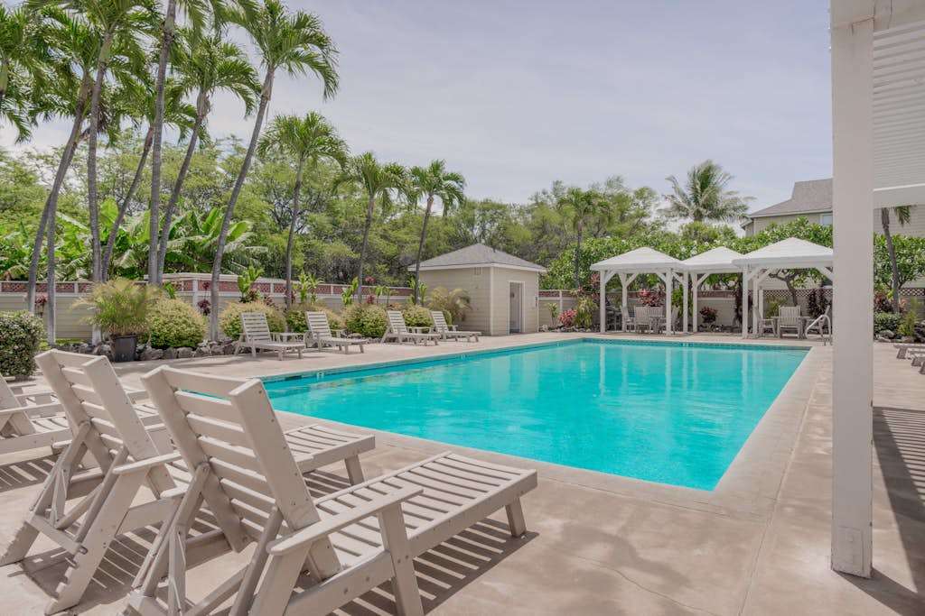 Resort pool perfect for sunny days
