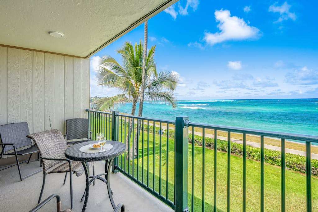 Private Balcony With Stunning Ocean Views