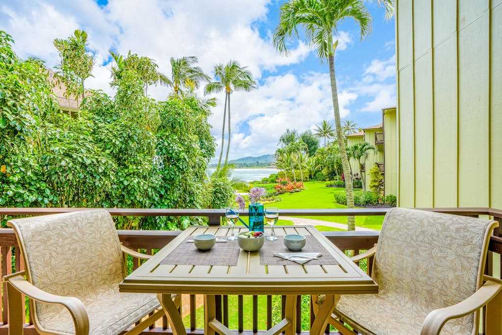  Outdoor seating area for peaceful morning moments