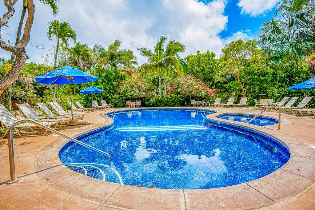 Cool off with a refreshing swim in the pool
