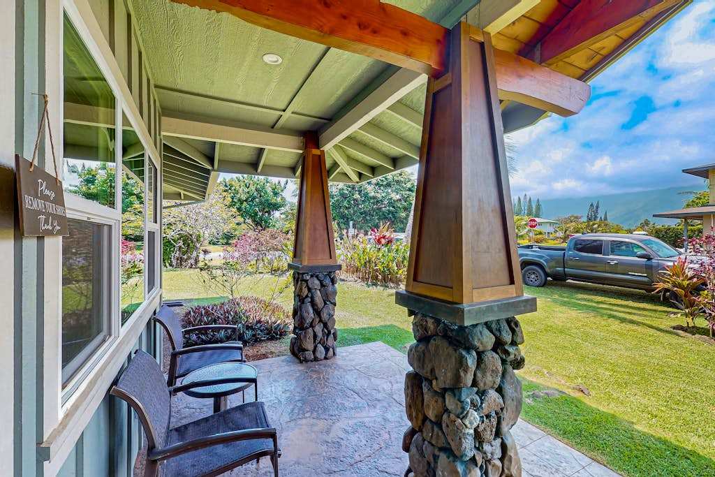 Covered Lanai Made For Relaxing Moments