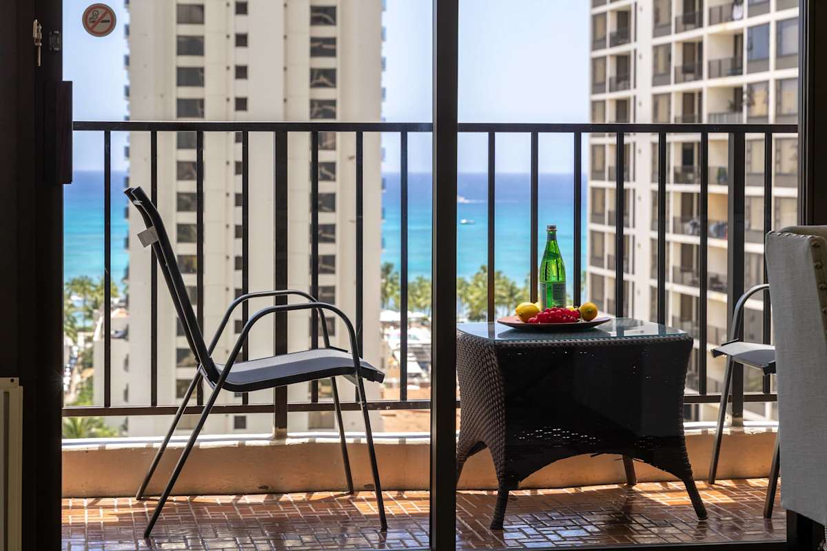 Grab your coffee and stay on your balcony while enjoying the beautiful ocean view.