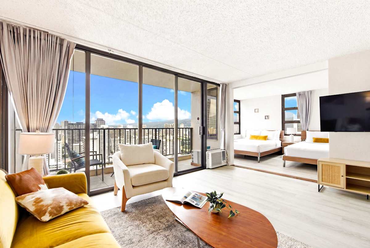 Enjoy your stay in our cozy and partially upgraded 1-bedroom condo in Waikiki Banyan!