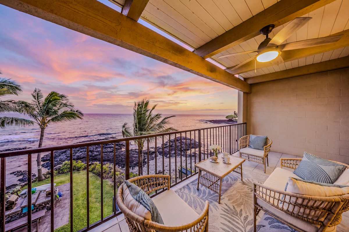 Sunset Lanai With Front Row Ocean Views