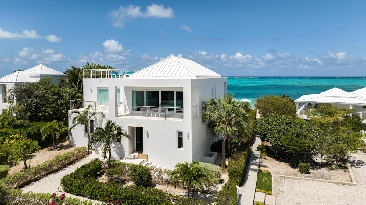 Sandpiper — Villa exterior from the landward side
