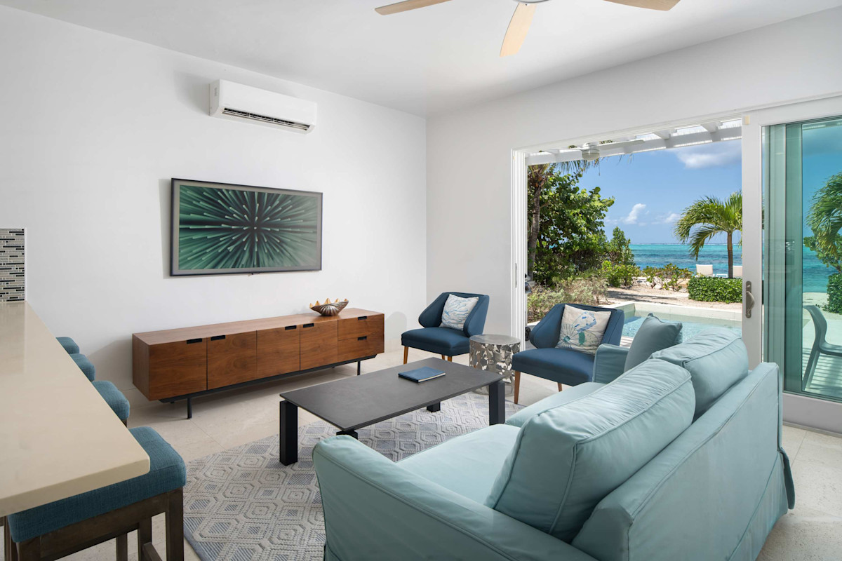 Sandpiper — Living room with ocean views