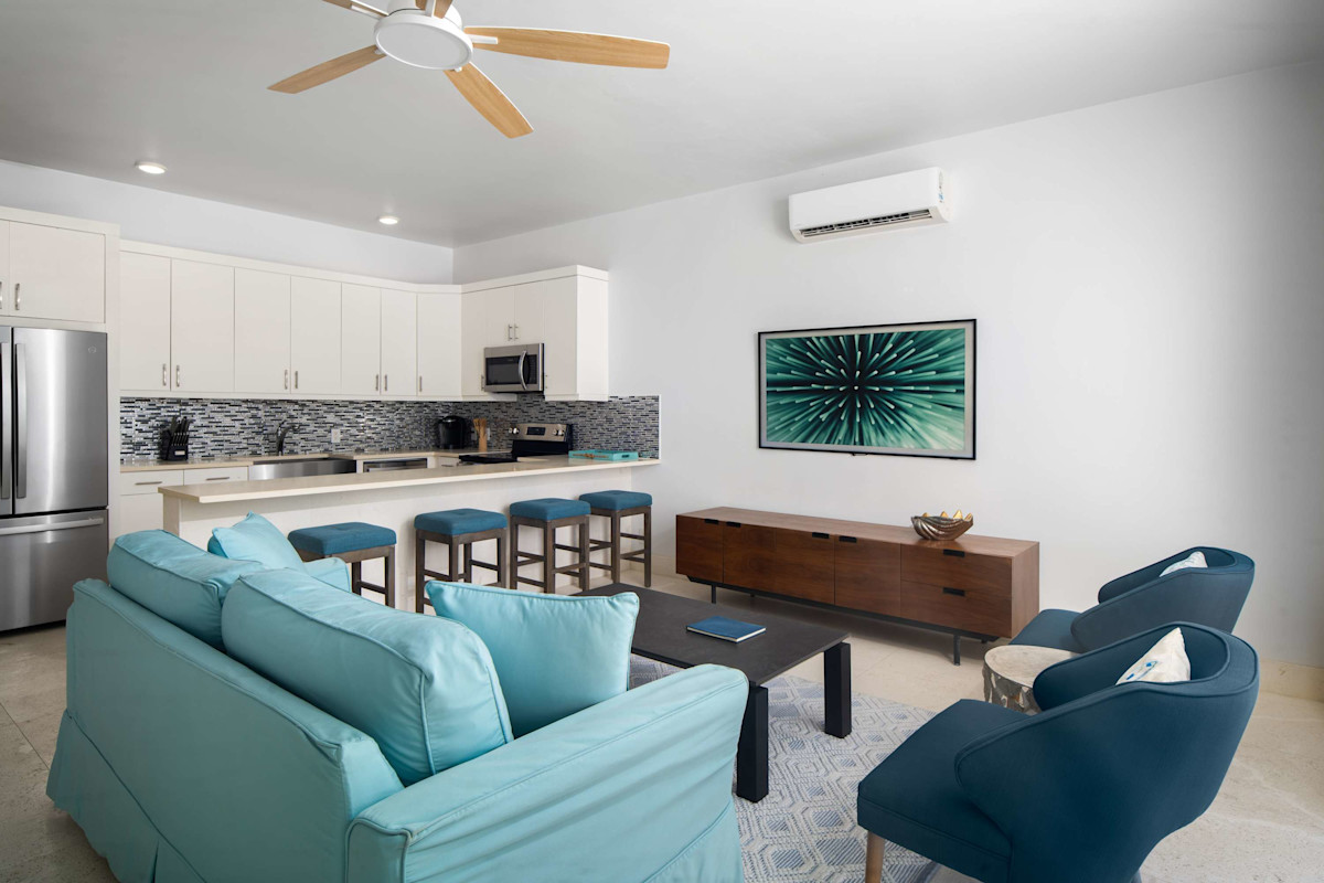 Sandpiper — Open-plan living and kitchen