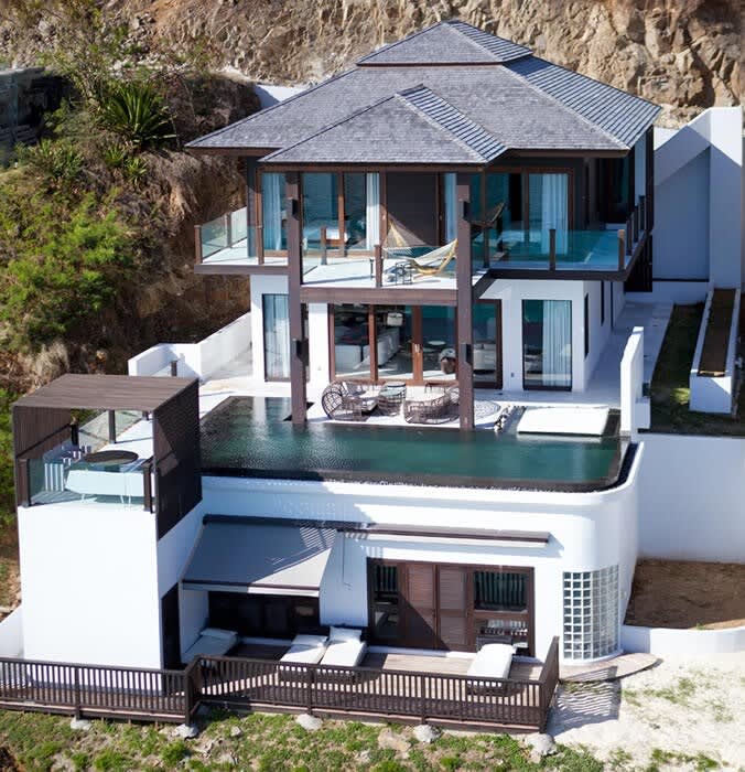 The villa