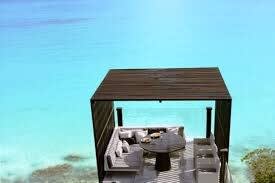 gazebo with a lovely ocean view