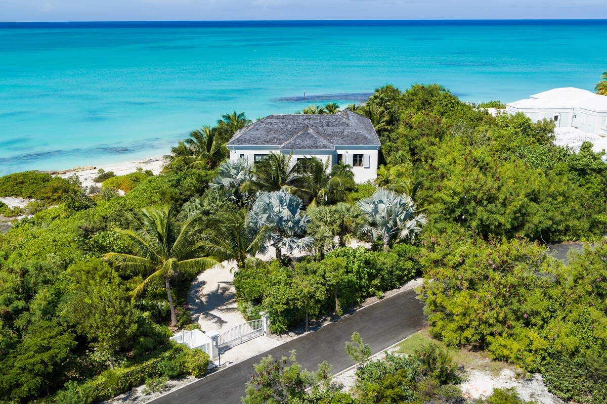 Luxury Villa Saving Grace in Leeward, Turks & Caicos - Aerial view