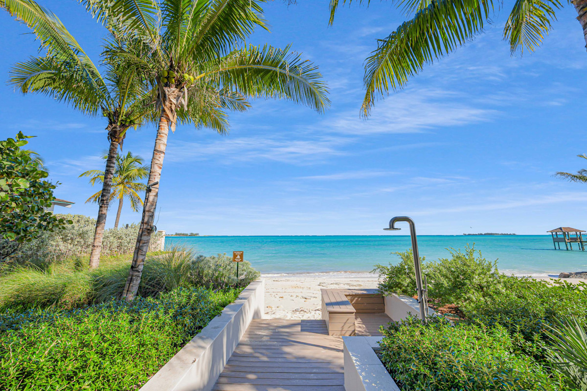 Private Beach at Aqualina
