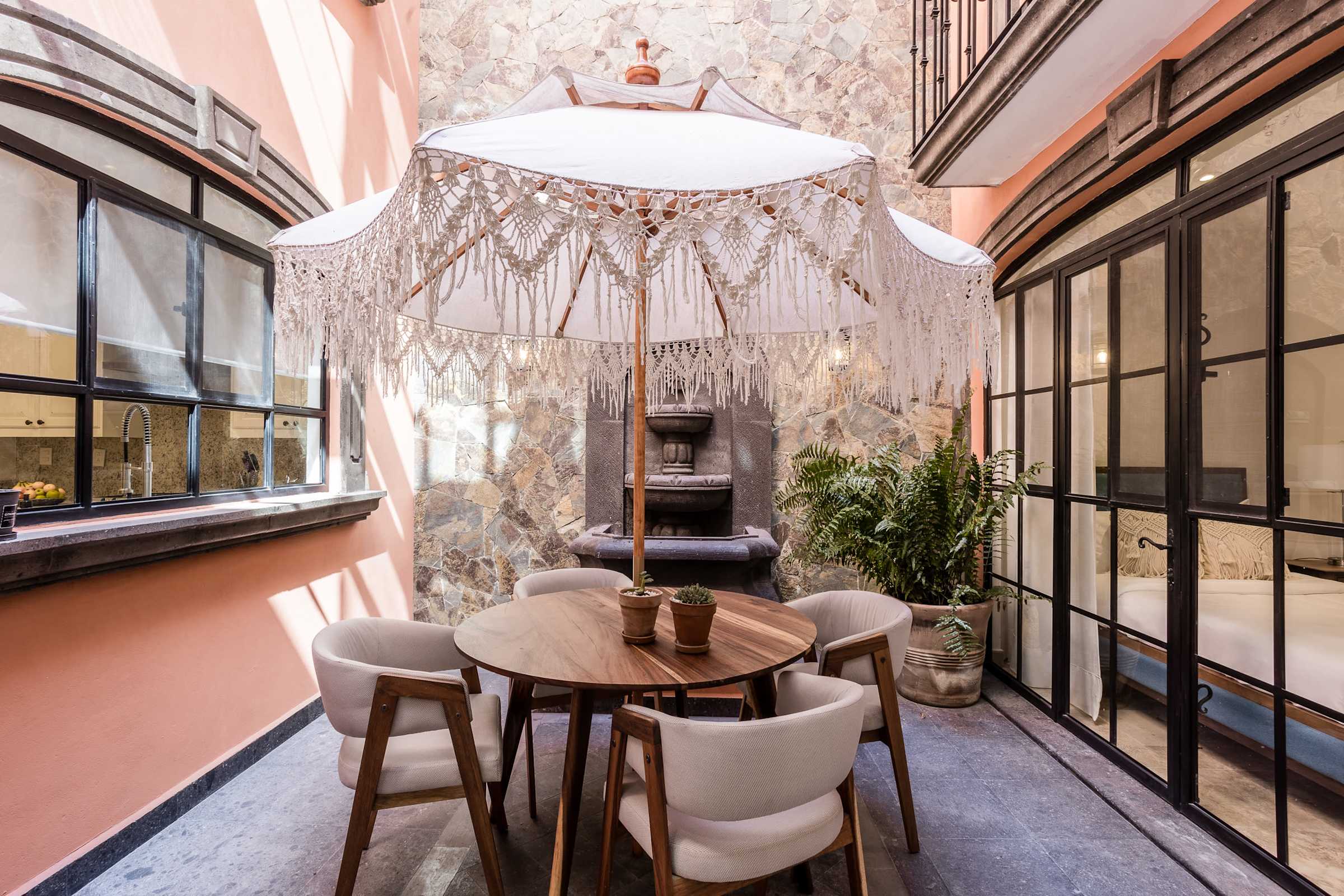 Patio with outdoor seating