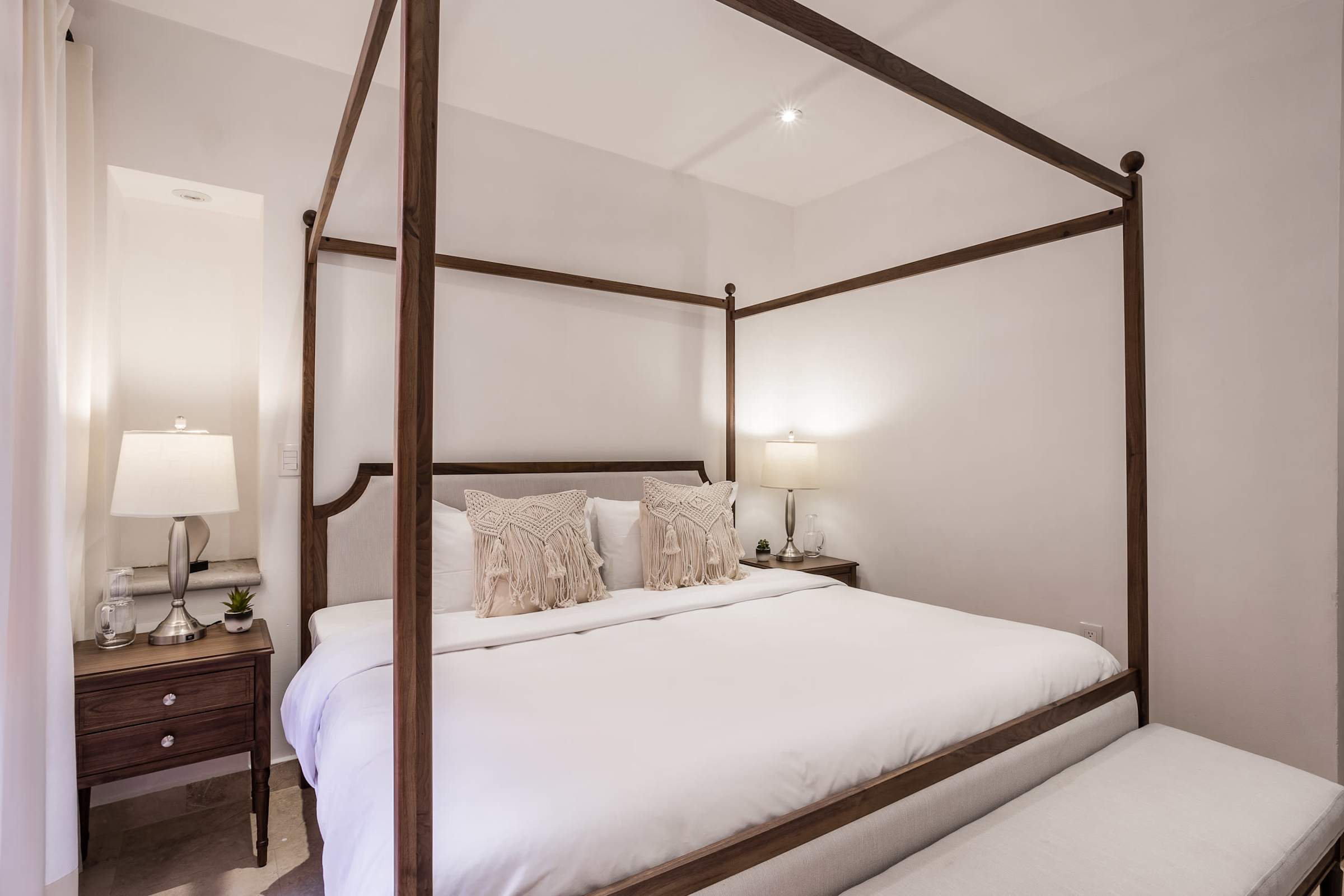 Bedroom with king bed
