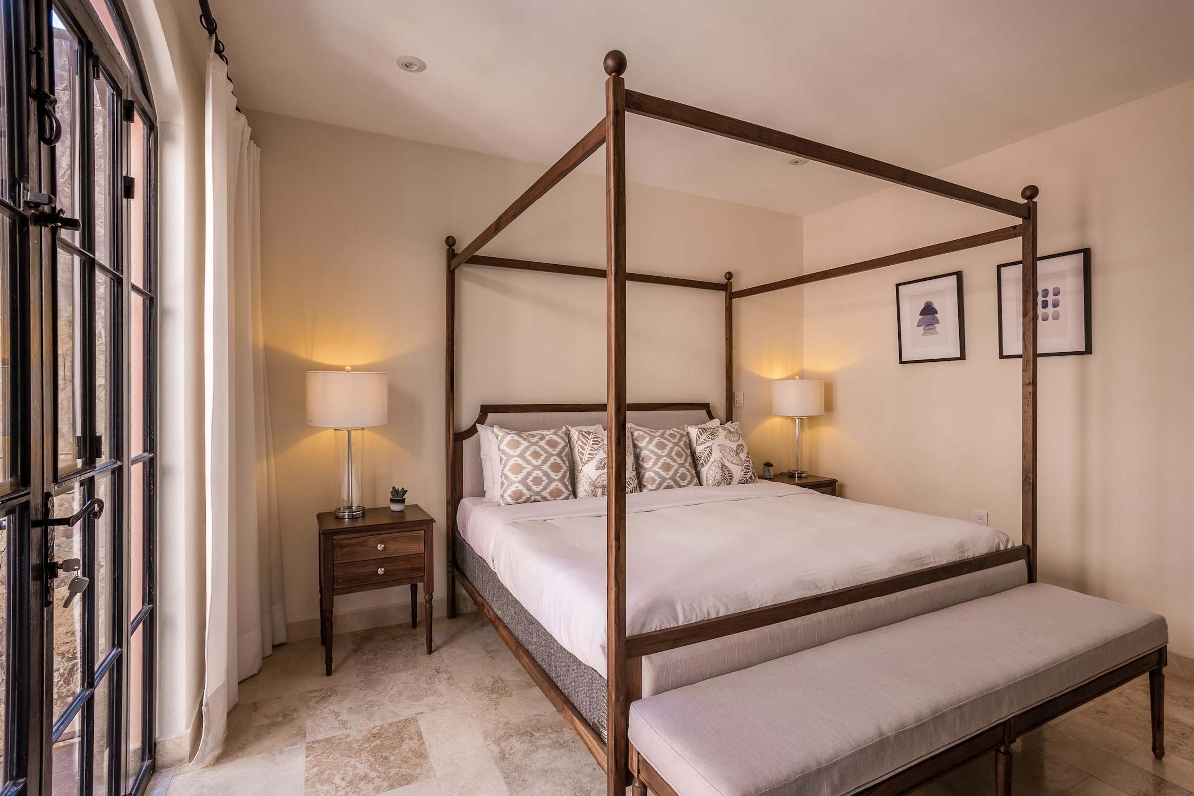 Bedroom with king bed