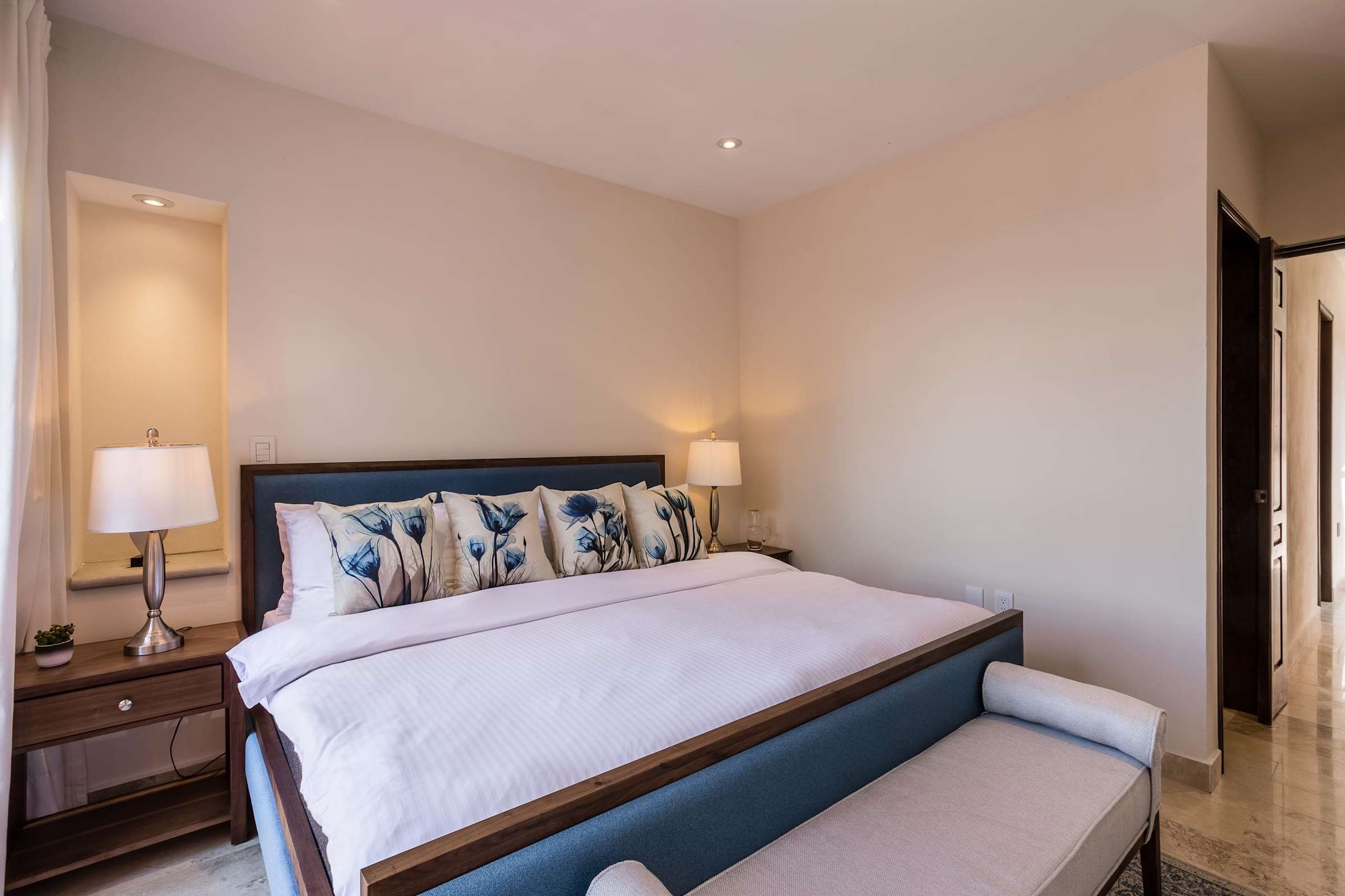 Bedroom with king bed
