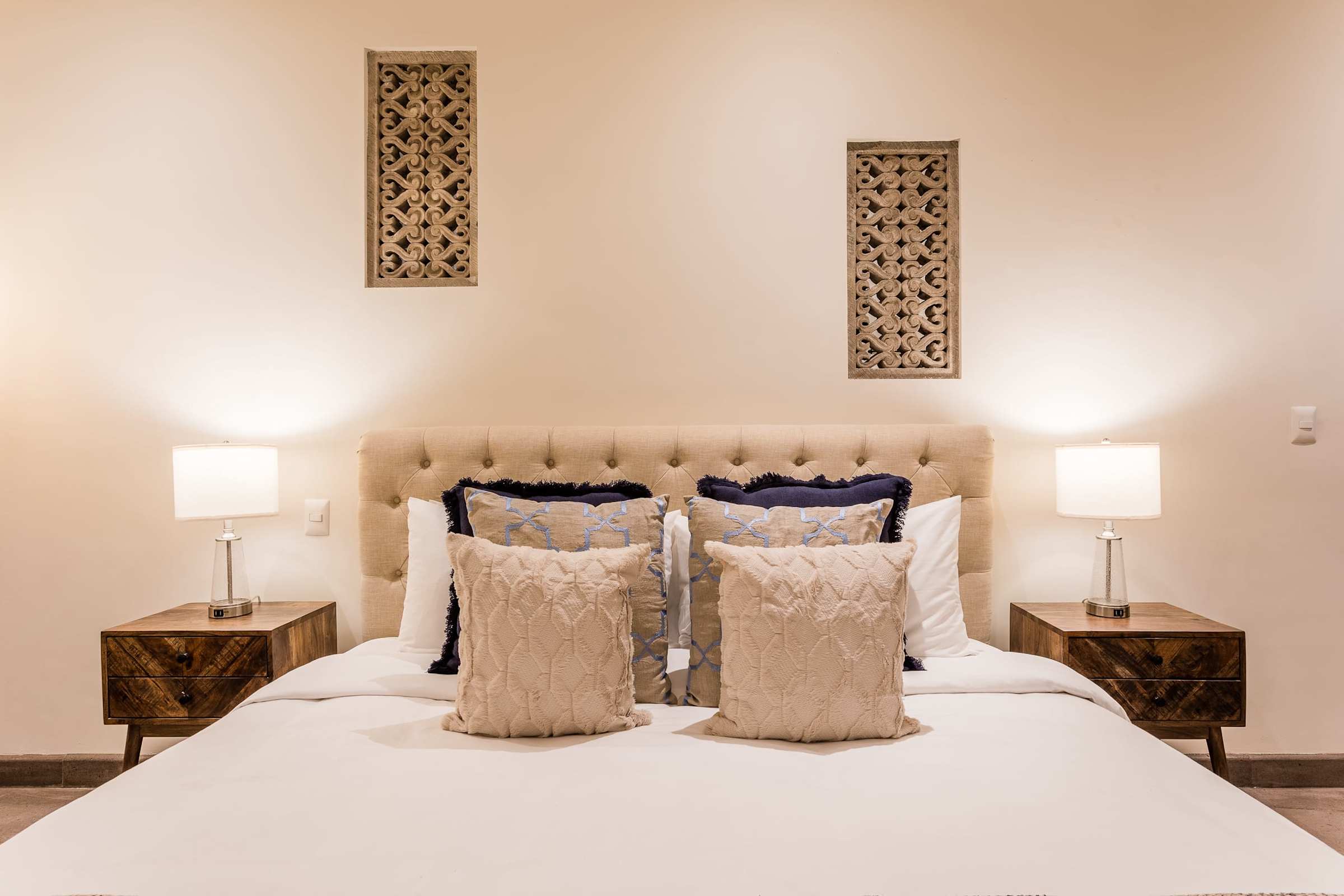 Bedroom with king bed