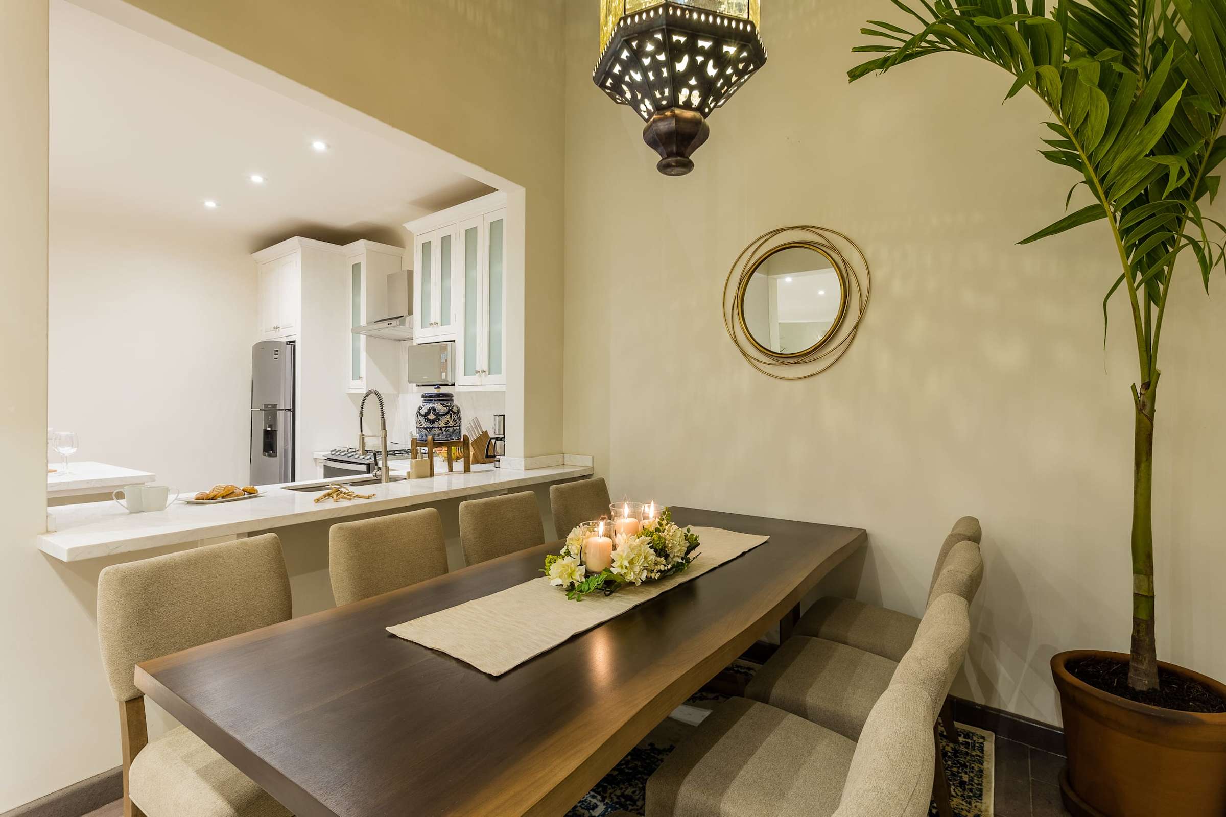Formal dining area