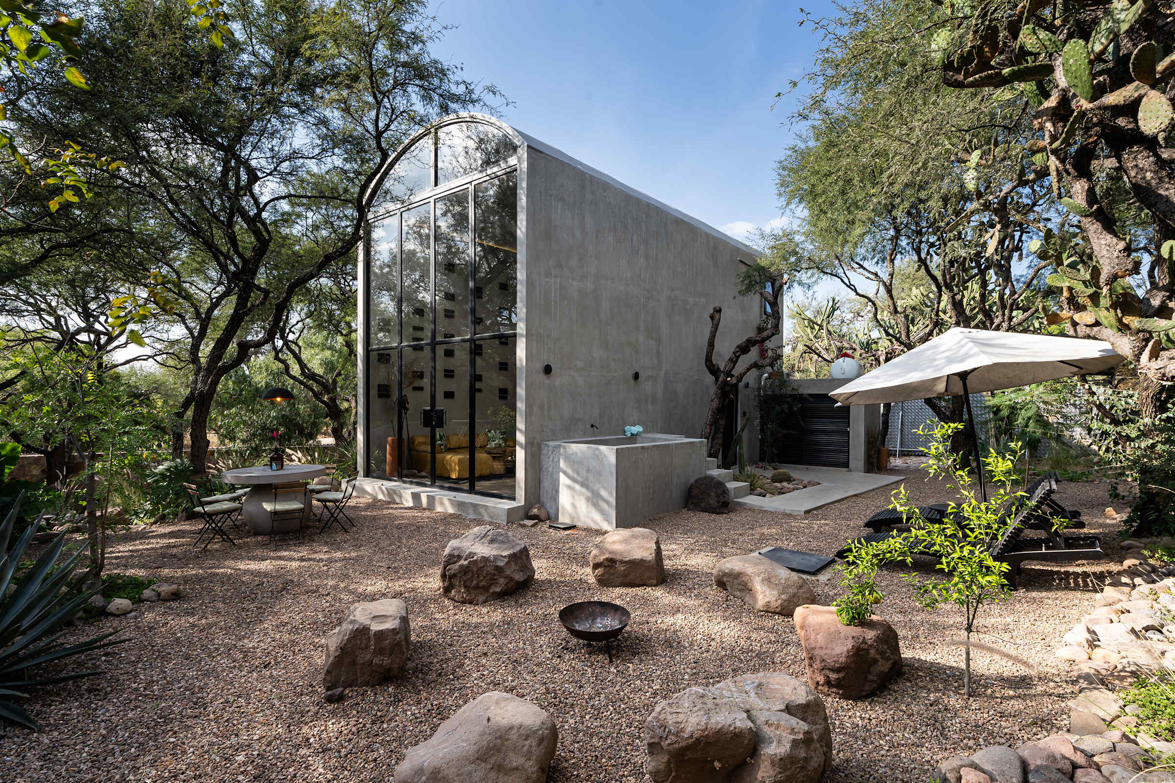 Exterior of Casa Dom in San Miguel de Allende, Mexico