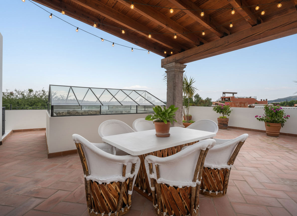 Casa del Palmar, Elegant 3BR Home with Rooftop Terrace in Centro 27